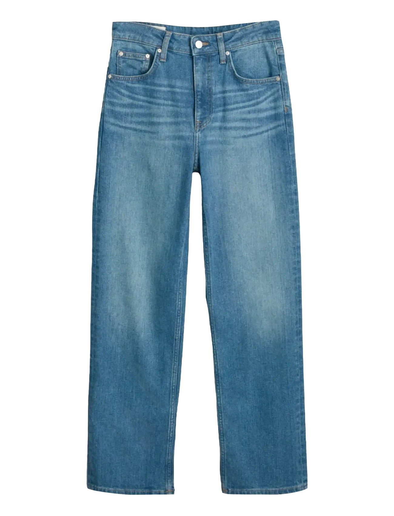 GANT Cropped Straight Jeans Blau - 32 - Damen