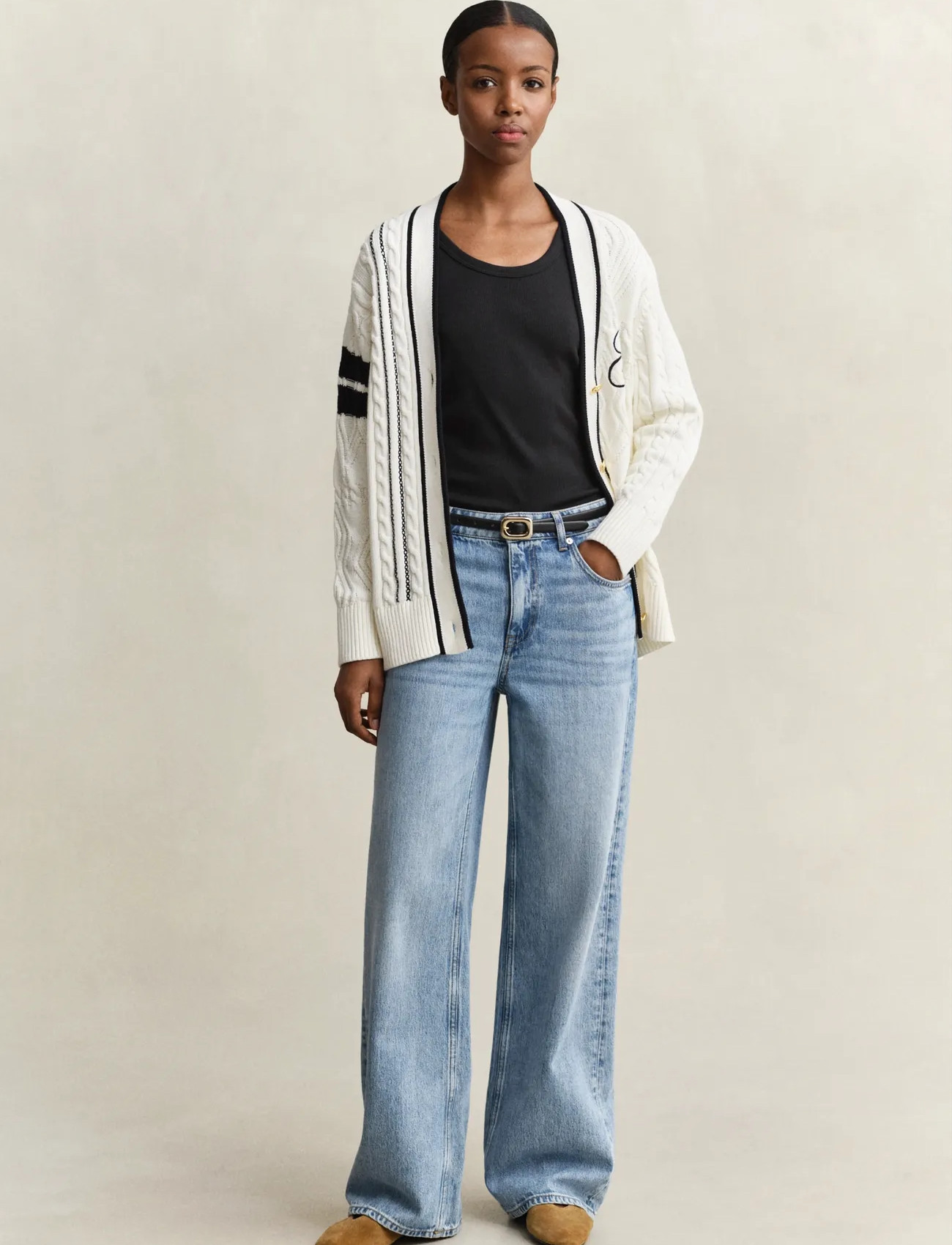 GANT Relaxed Jeans, 29, Blue, Jeans > Vidde, Dame