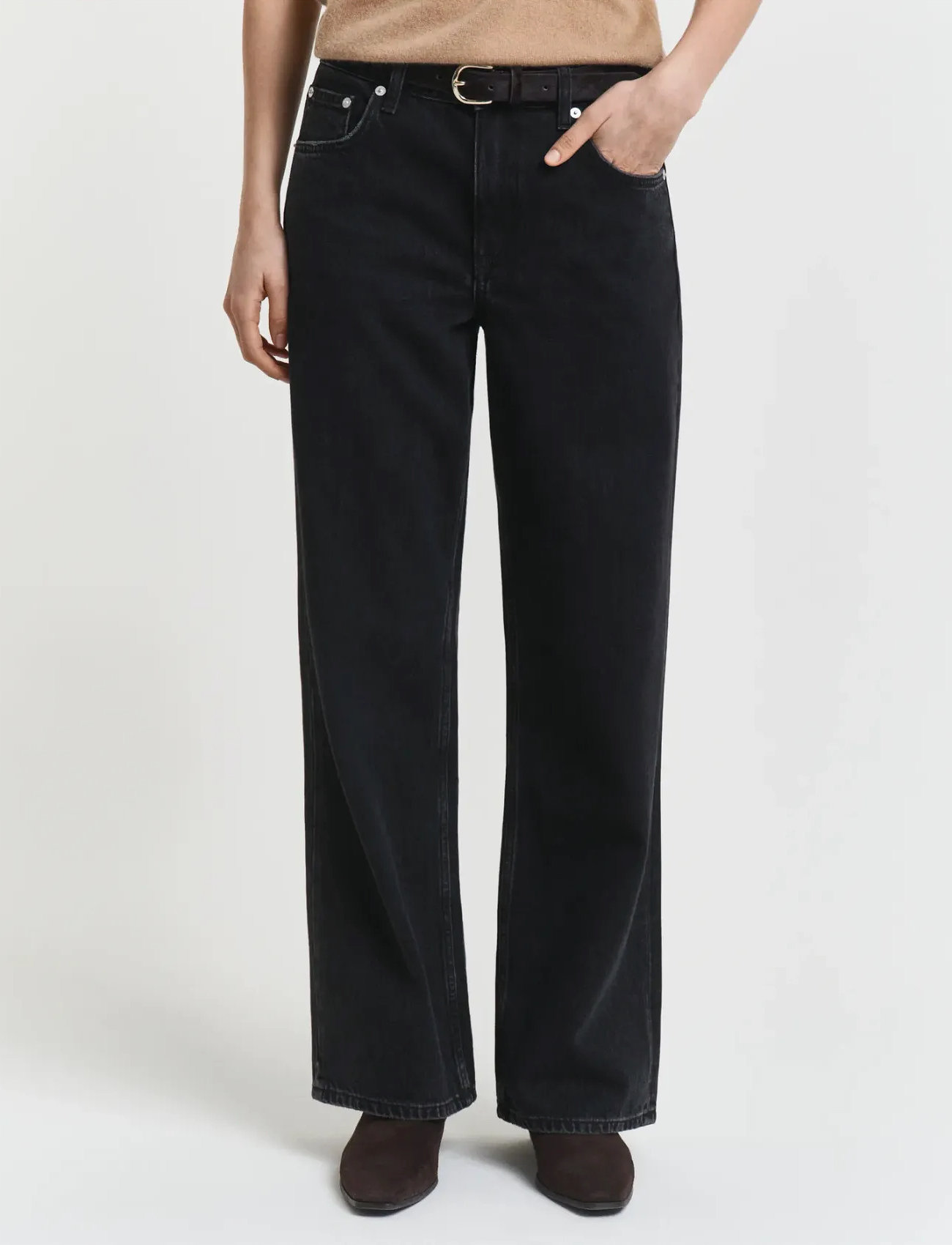 GANT Relaxed Jeans, 29, Blue, Jeans > Vidde, Dame