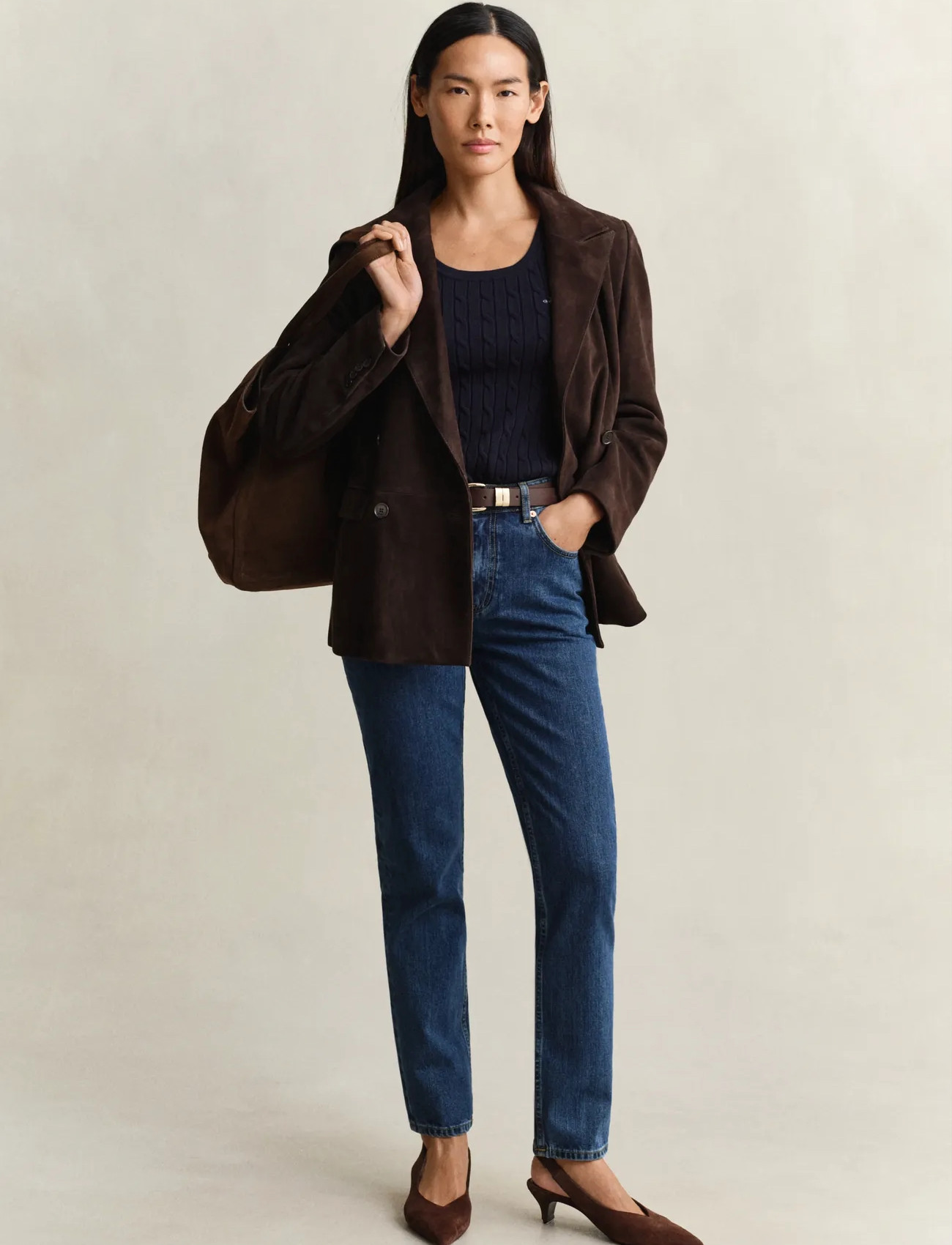 GANT Slim Jeans, 29, Blue, Jeans > Smalle, Dame