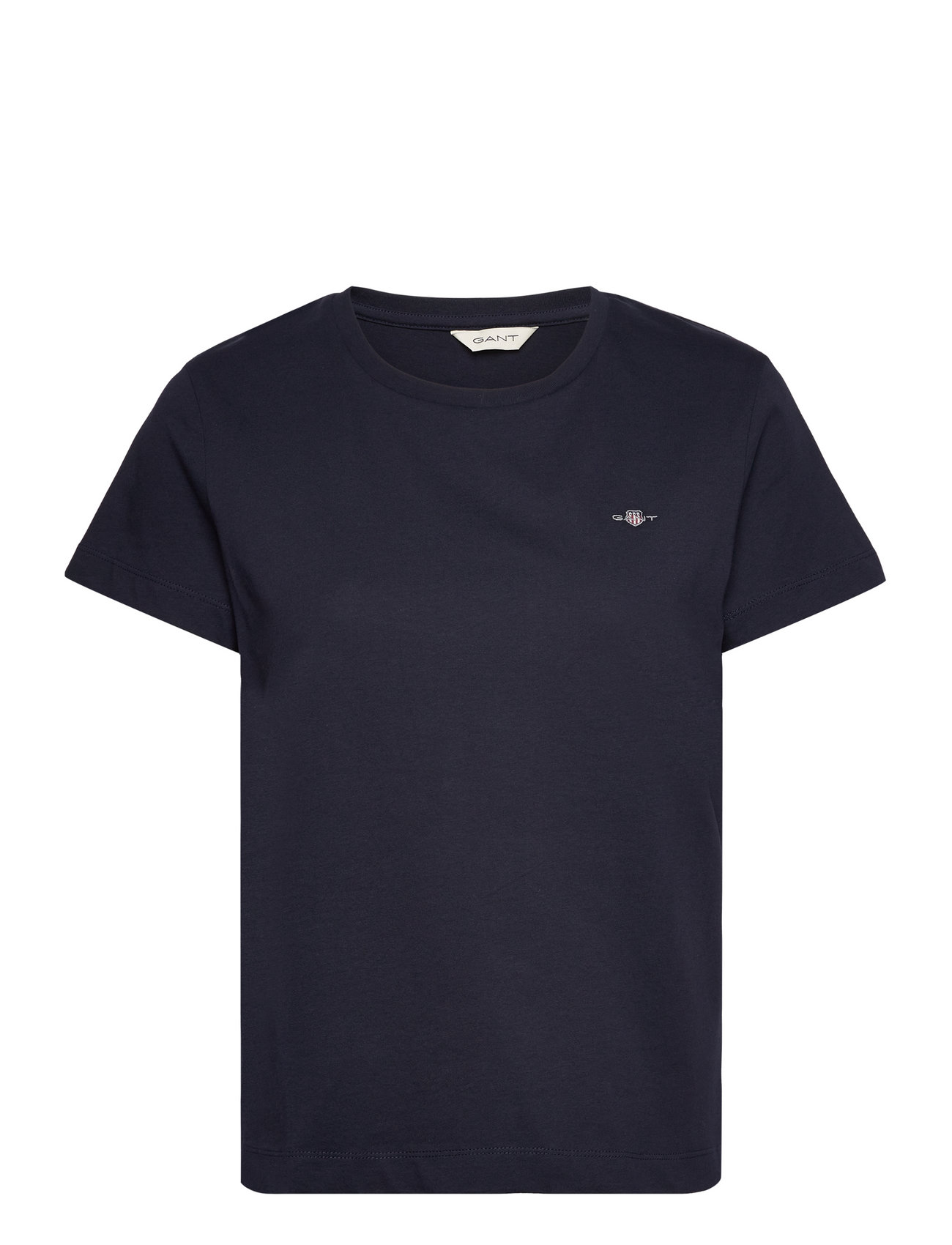 GANT Reg Shield Ss T-Shirt Navy - XL - Damen