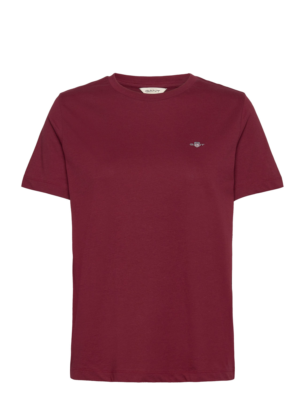 Reg Shield Ss T-Shirt Burgundy GANT