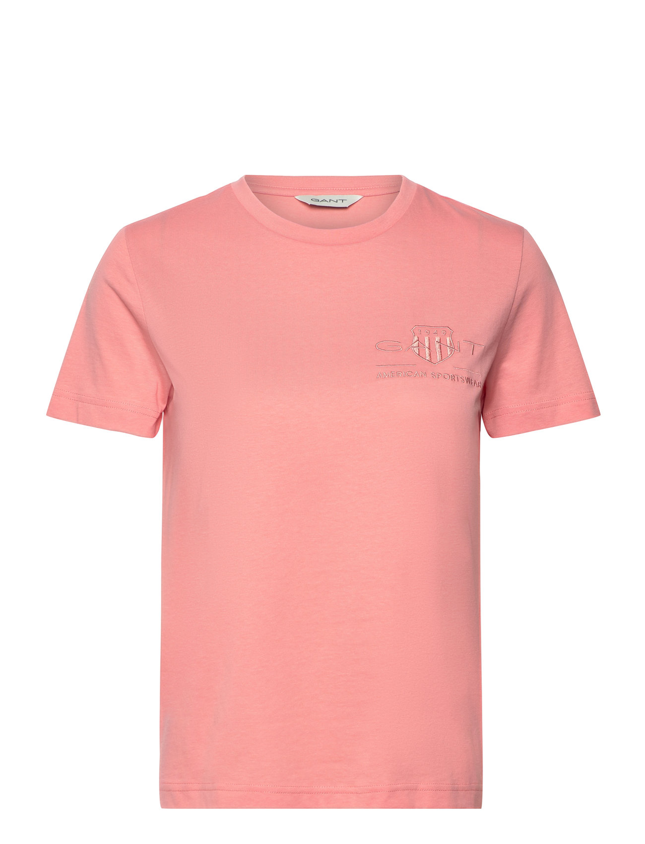 Reg Tonal Shield Ss T-Shirt Pink GANT 118109