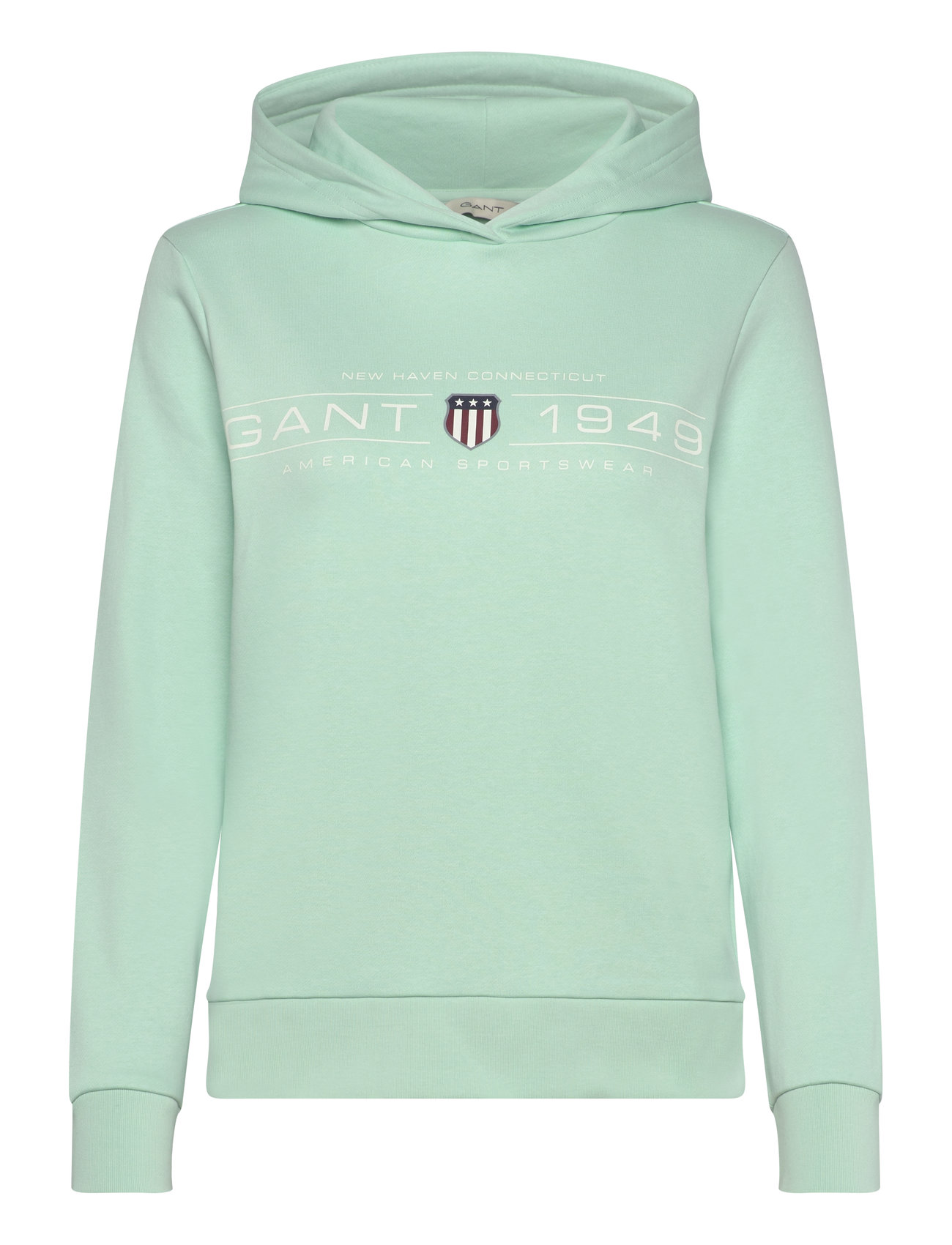 GANT Reg Shield Hoodie Grön