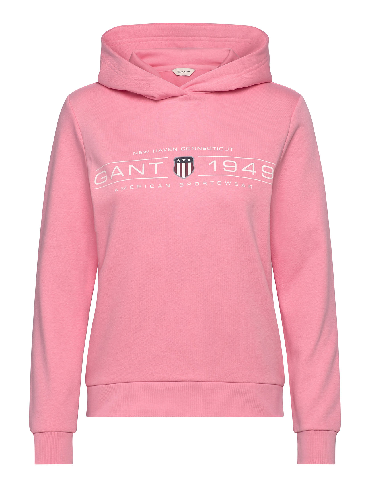 GANT Reg Shield Hoodie Rosa