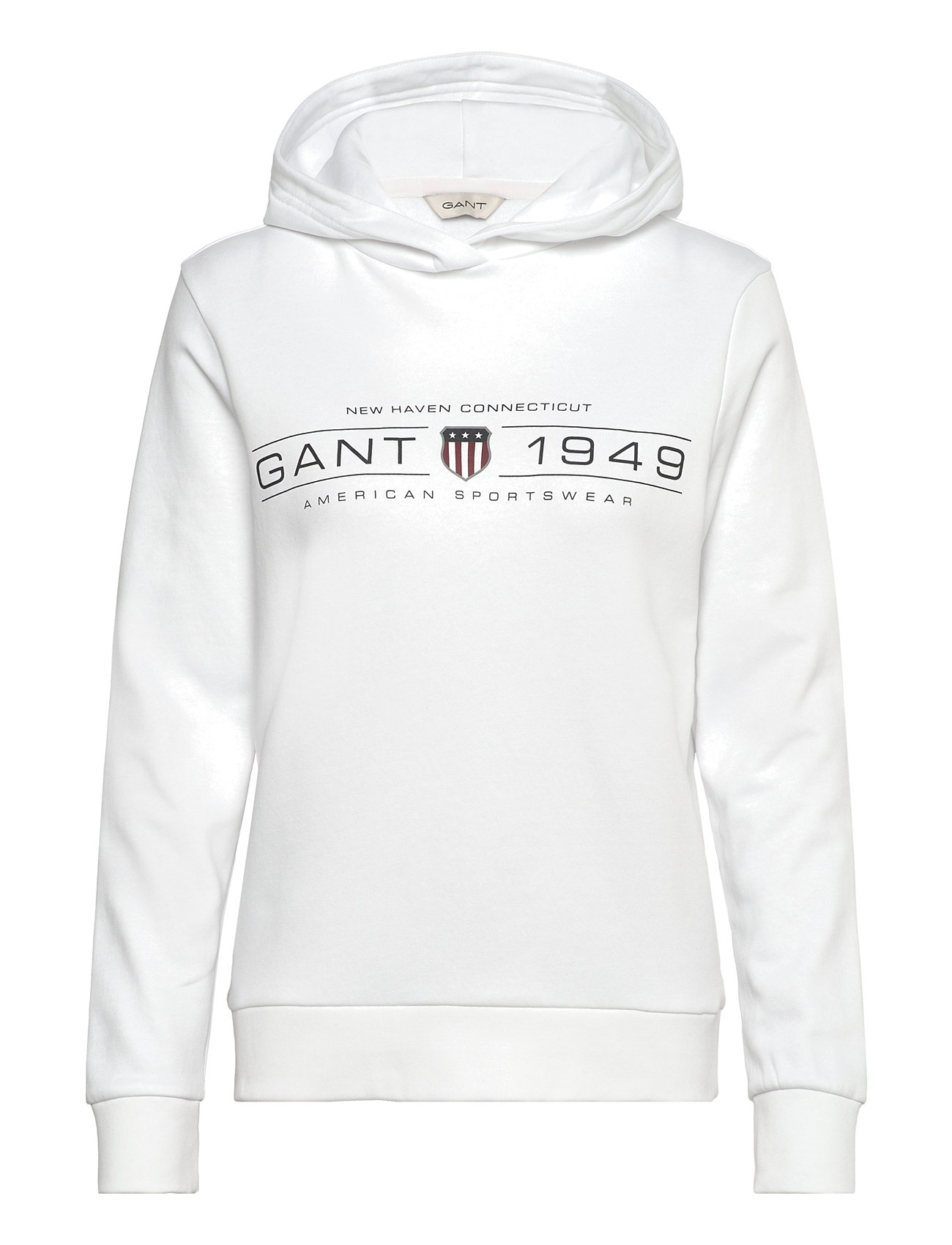 GANT Reg Shield Hoodie Vit