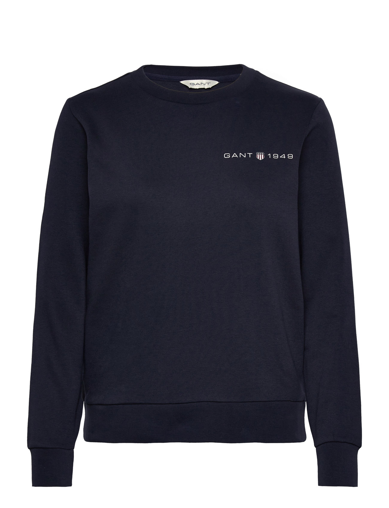 Reg Printed Graphic C-Neck Tops Sweatshirts & Hoodies Sweatshirts Blue GANT