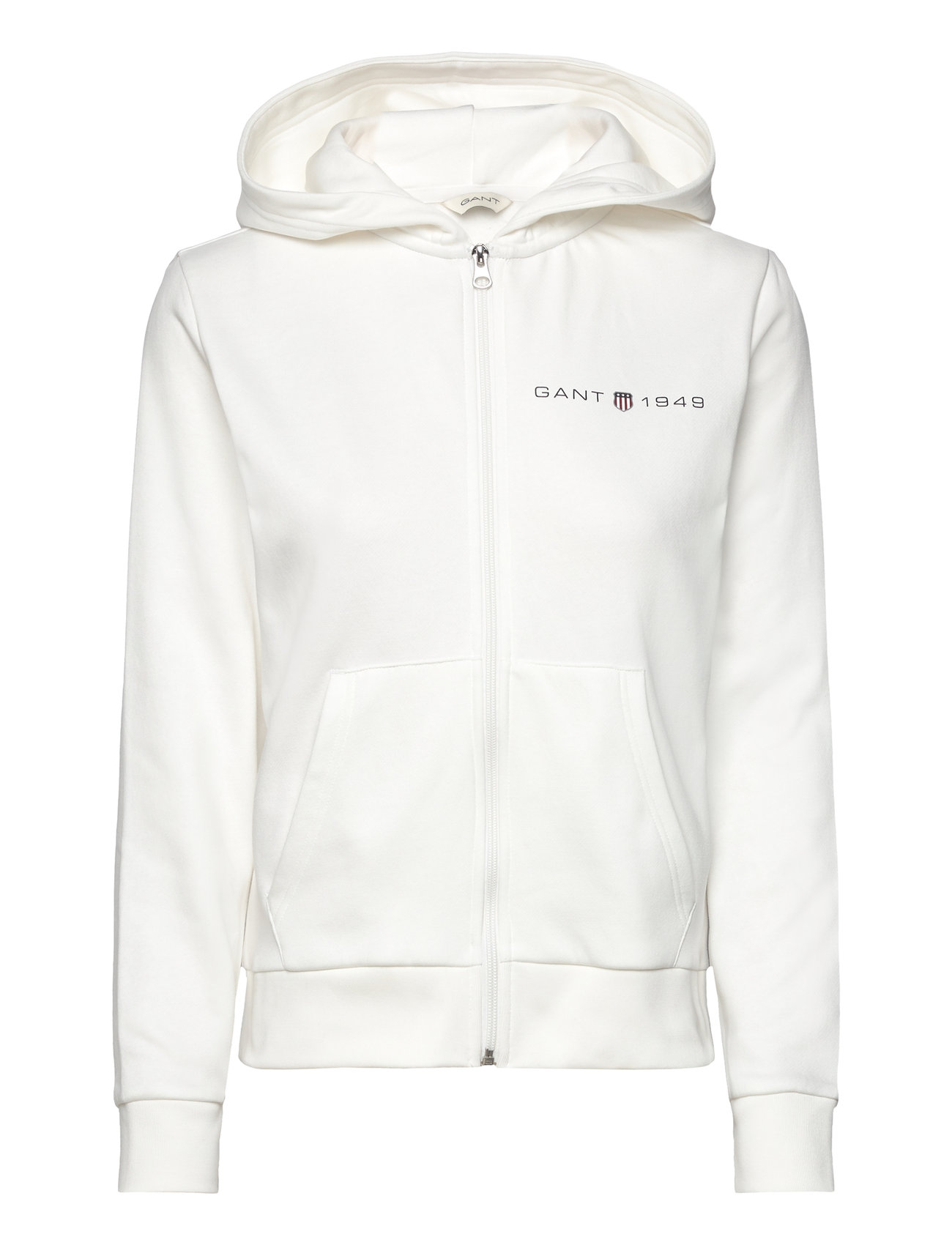 Reg Printed Graphic Zip Hood White GANT