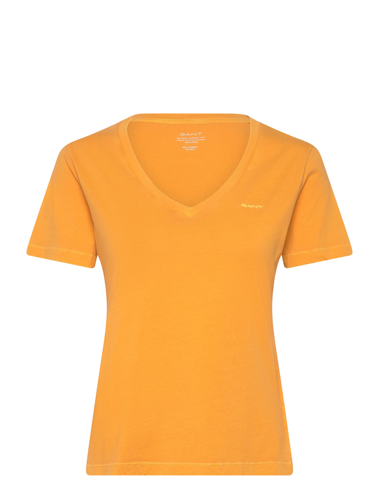 Reg Sunfaded Ss V-Neck T-Shirt Orange GANT