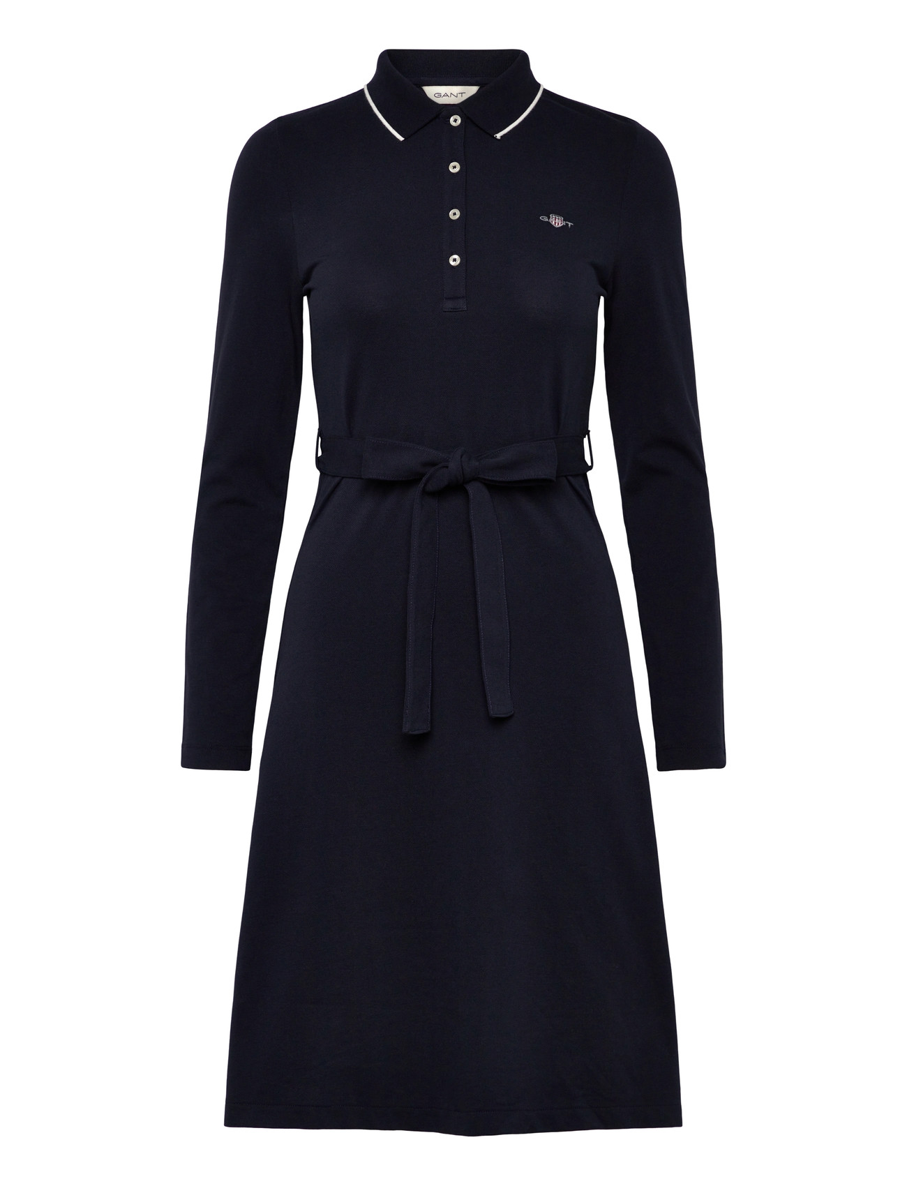 GANT Pique Polo Kleid Navy - XXL - Damen