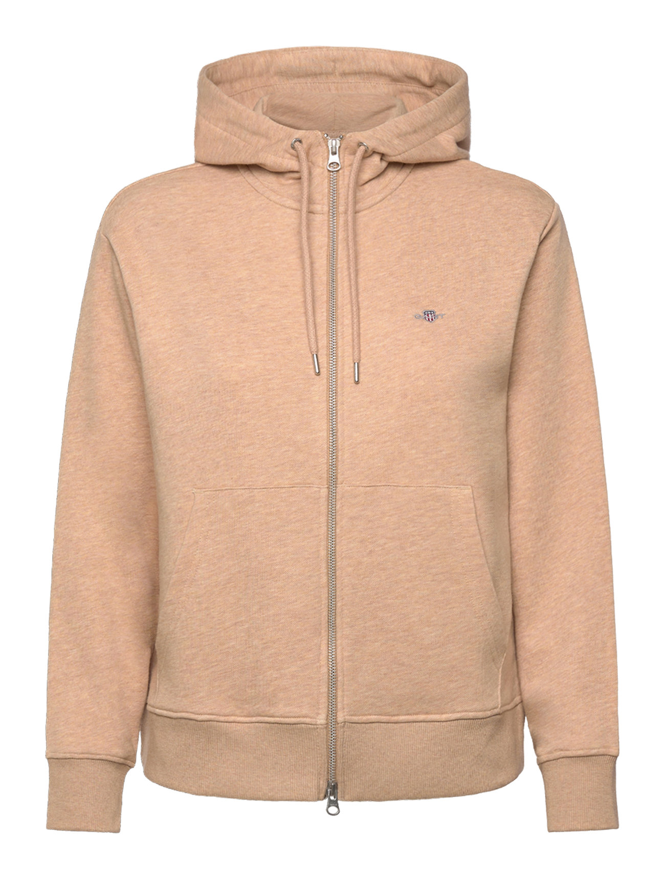 Shield Zip Hoodie Beige GANT