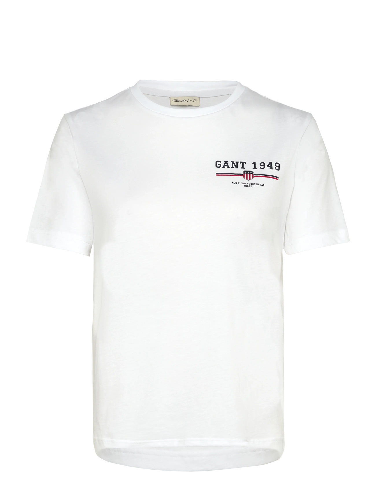 GANT Reg Graphic Ss T-Shirt Weiß - XXL - Damen