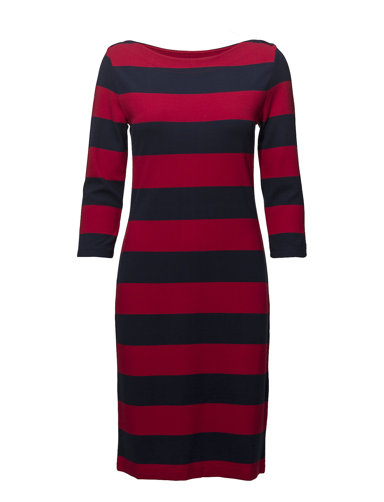 O1 Striped Boatneck Dress Jurk Knielengte Rood Gant gant kopen in de aanbieding O1 Striped Boatneck Dress Jurk Knielengte Rood Gant gant kopen in de aanbieding