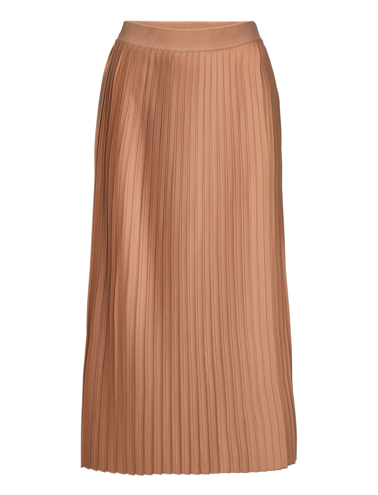 Pleated long outlet jersey skirt