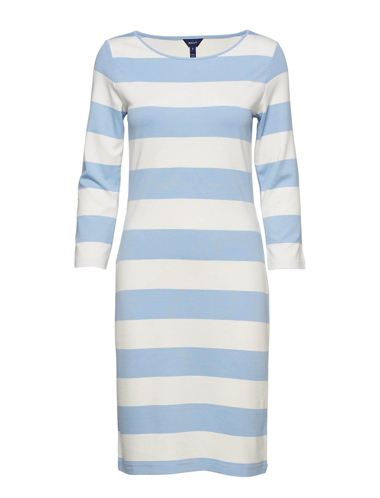O1 Barstriped Shift Dress Jurk Knielengte Blauw Gant gant kopen in de aanbieding O1 Barstriped Shift Dress Jurk Knielengte Blauw Gant gant kopen in de aanbieding