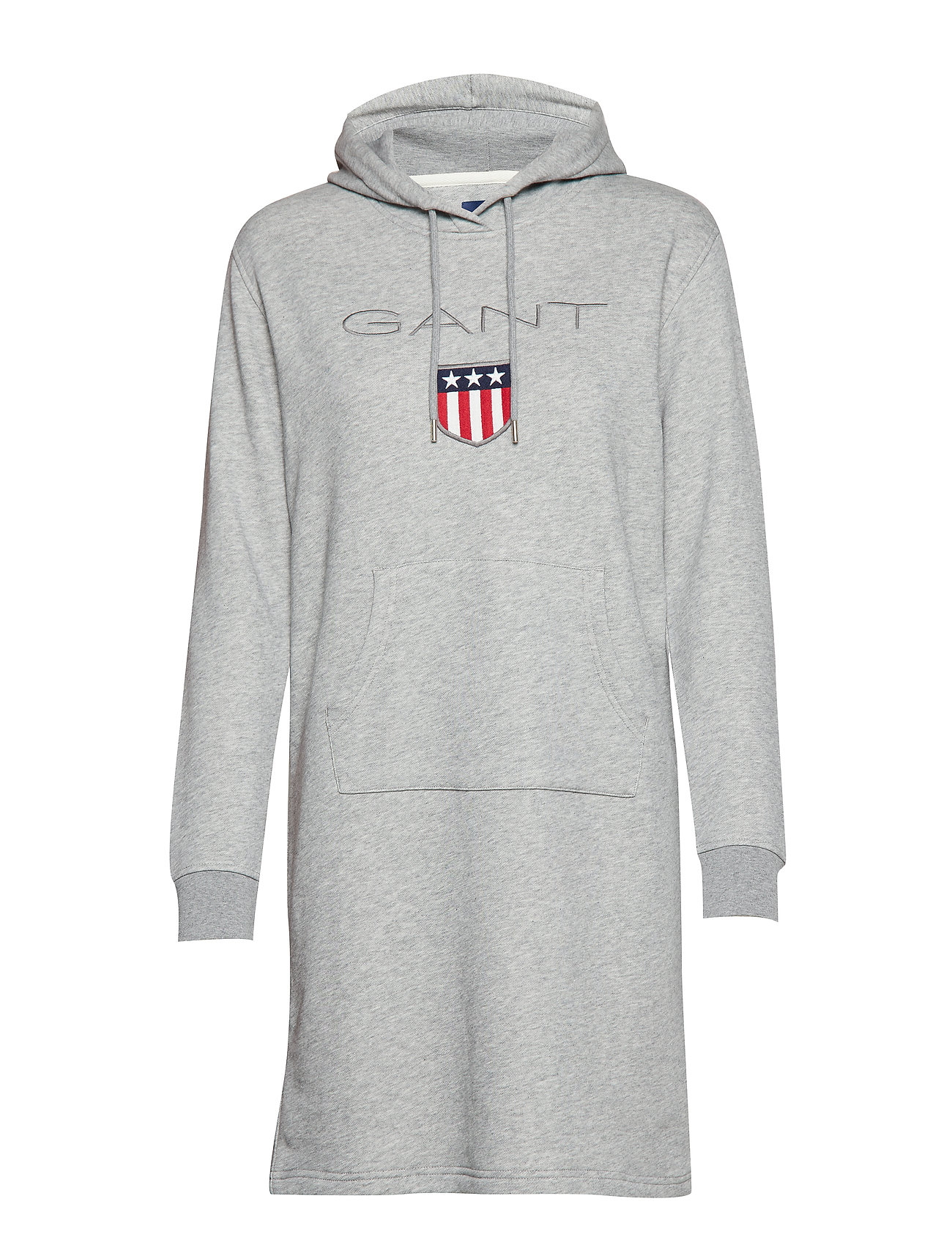 O1 Gant Shield Hoddie Dress Korte Jurk Grijs gant kopen in de aanbieding O1 Gant Shield Hoddie Dress Korte Jurk Grijs gant kopen in de aanbieding