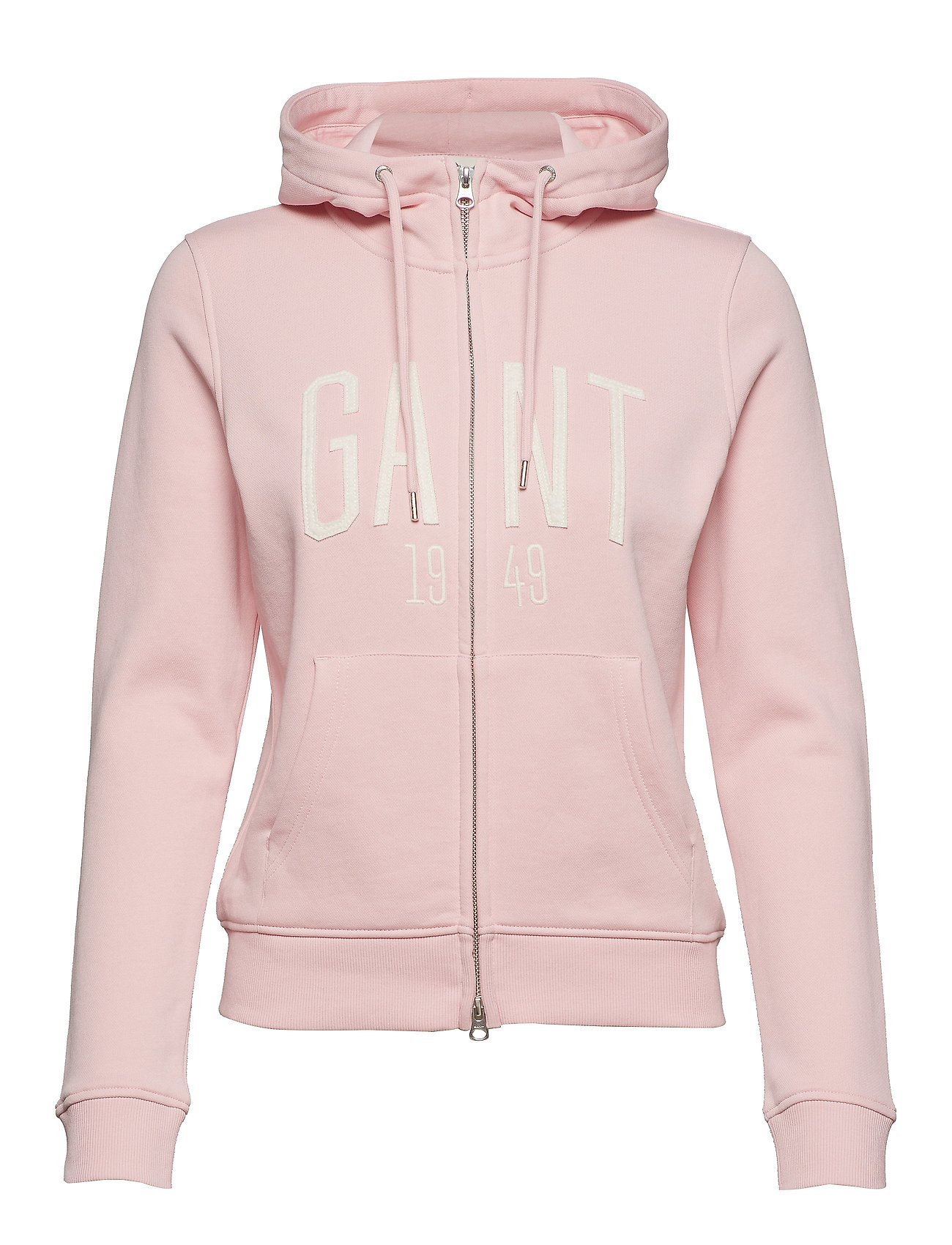 gant logo full zip hoodie