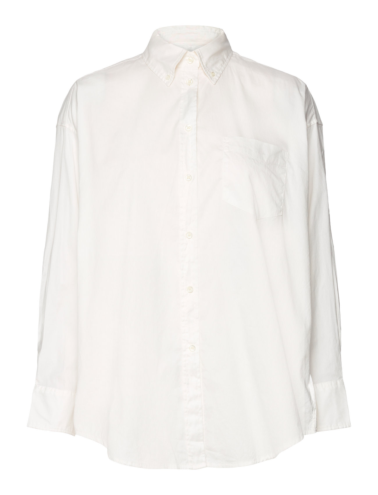 Os Luxury Oxford Bd Shirt White GANT