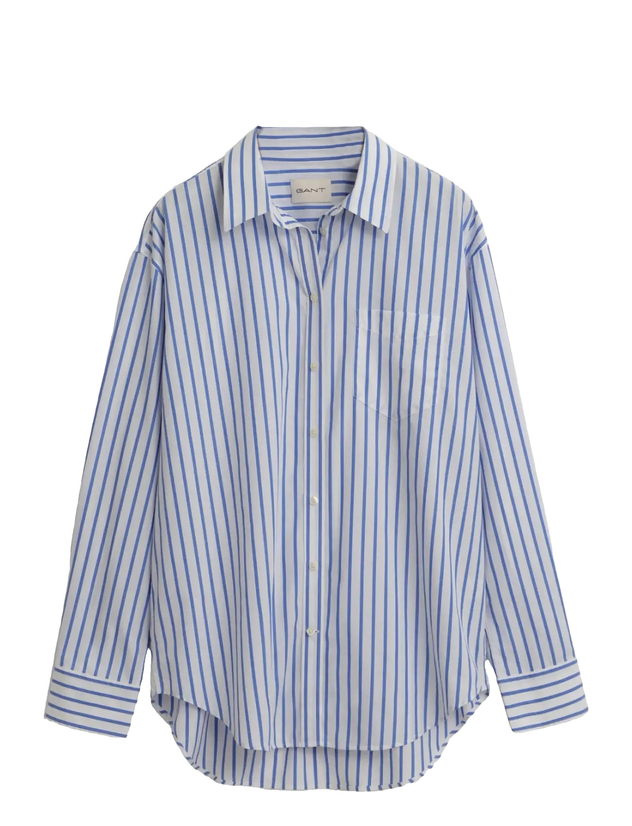 GANT Rel Klassisch Poplin Gestreift Shirt Blau - 36 - Damen
