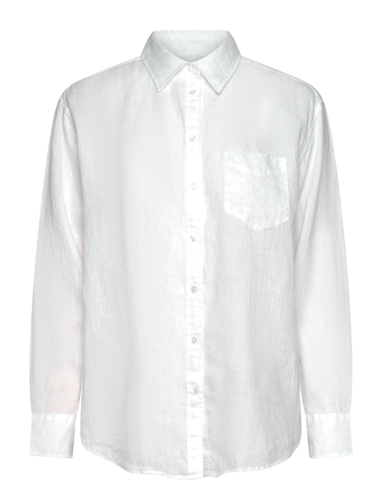 GANT Rel Linen Shirt Weiß - 38 - Damen