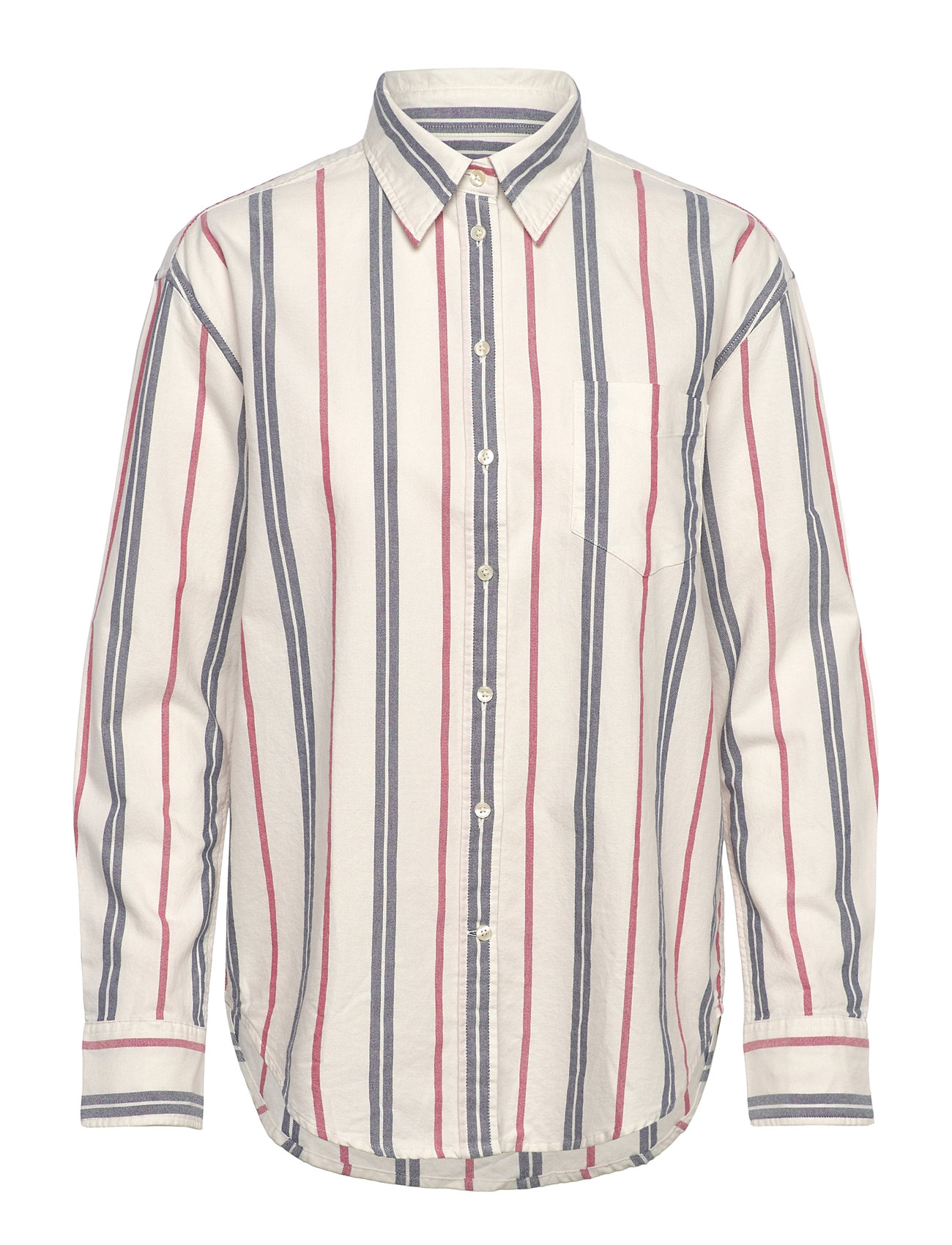 GANT Rel Archive Oxford Striped Shirt Kräm