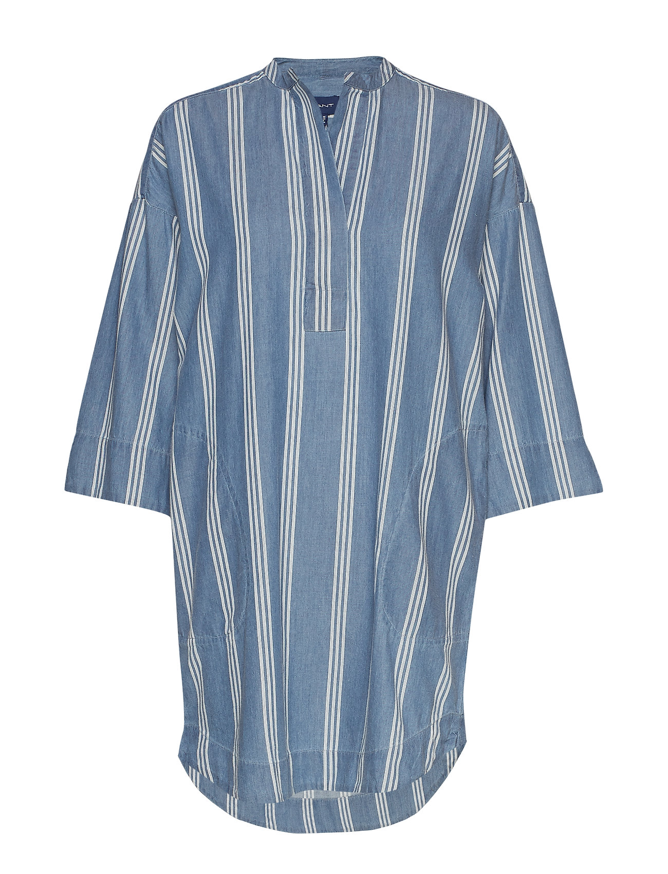 D1 Indigo Popover Tunic Tuniek Blauw Gant gant kopen in de aanbieding