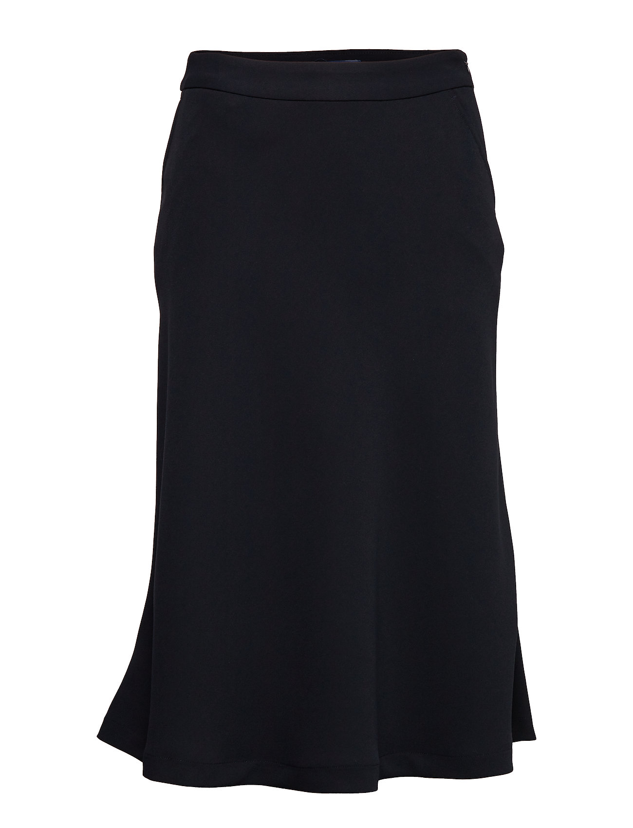 O1 Fluid A Line Skirt Rok Knielengte Zwart Gant gant kopen in de aanbieding O1 Fluid A Line Skirt Rok Knielengte Zwart Gant gant kopen in de aanbieding