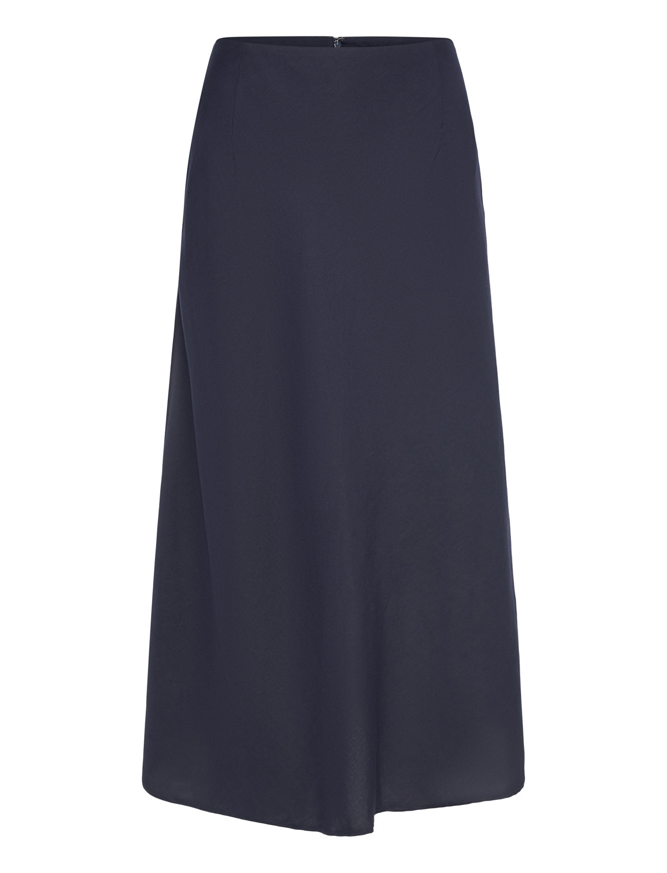 Linen Blend Skirt Skirts Knee-length & Midi Skirts Navy GANT