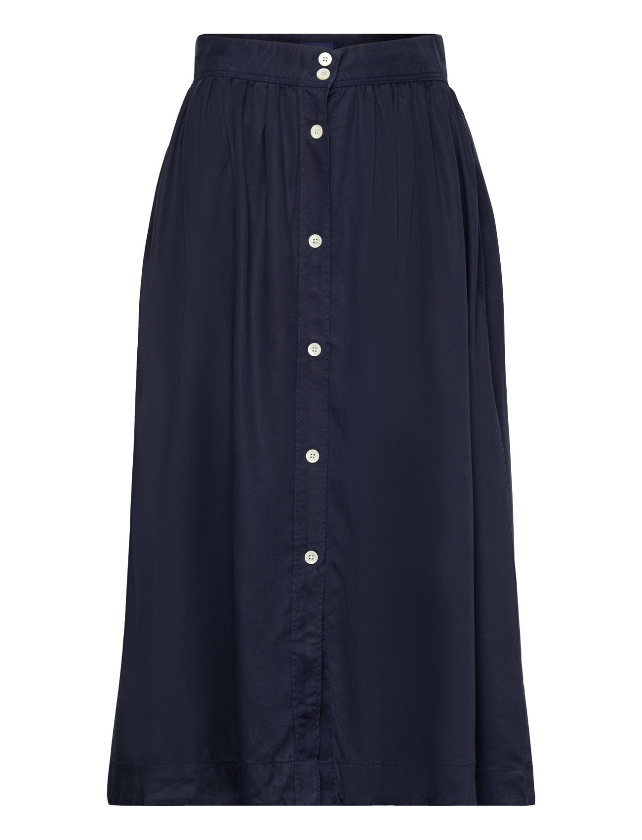 D1. Pp Lyocell Skirt Blue GANT