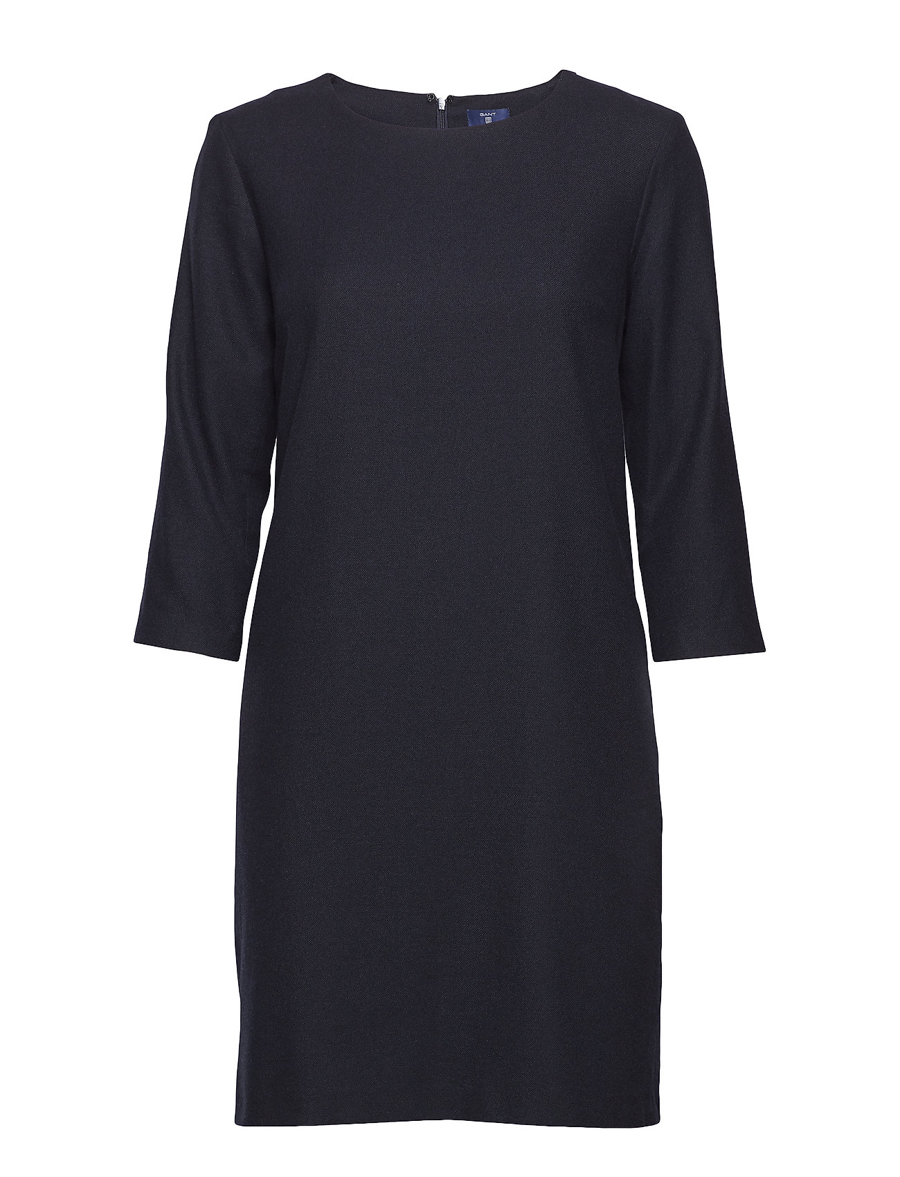 O1Washable Flannel Dress Jurk Knielengte Blauw Gant gant kopen in de aanbieding O1Washable Flannel Dress Jurk Knielengte Blauw Gant gant kopen in de aanbieding