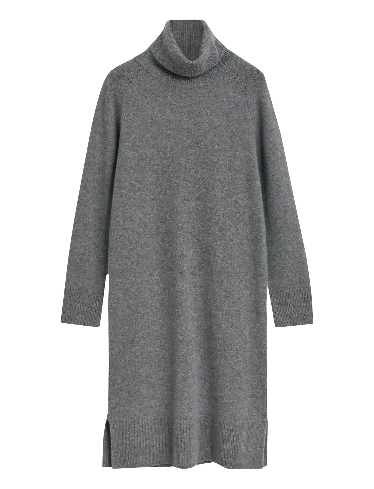 GANT Detail Rollkragen Kleid Grau - S - Damen