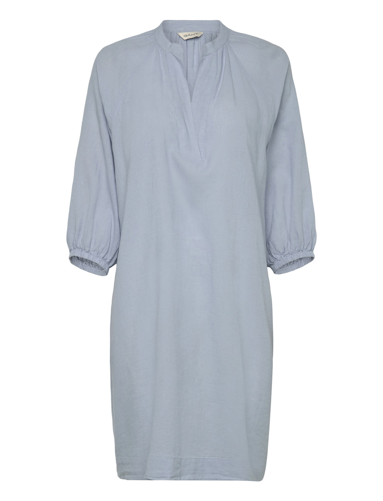 Rel Linen Dress Kort Kjole Blue GANT