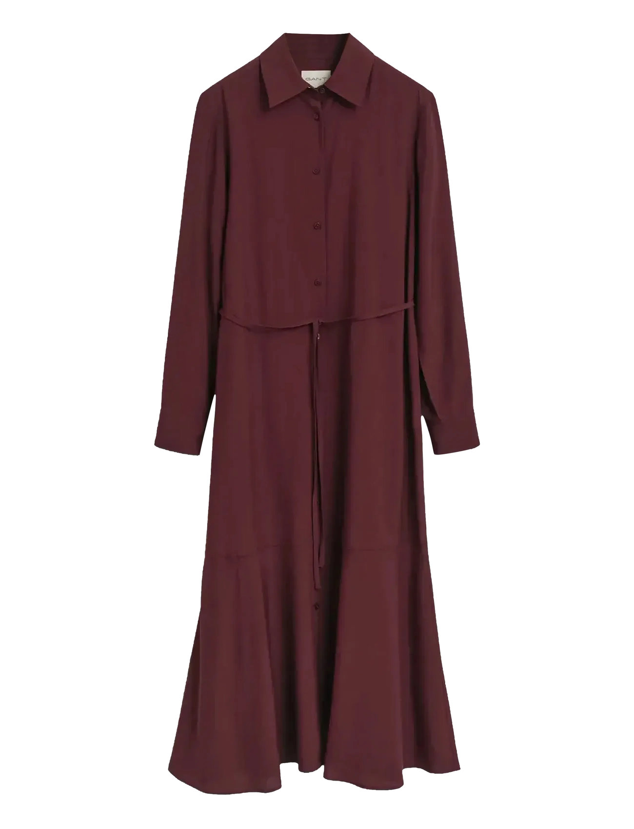 GANT Midi Viscose Shirt Kleid Patterned - 42 - Damen