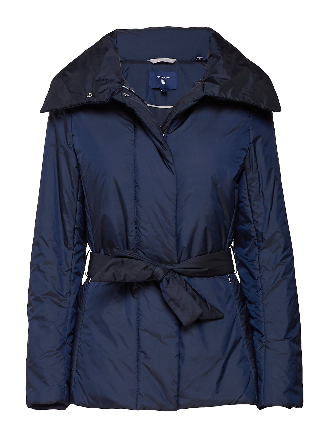 O1 Padded Belted Jacket Gevoerd Jack Blauw Gant gant kopen in de aanbieding O1 Padded Belted Jacket Gevoerd Jack Blauw Gant gant kopen in de aanbieding