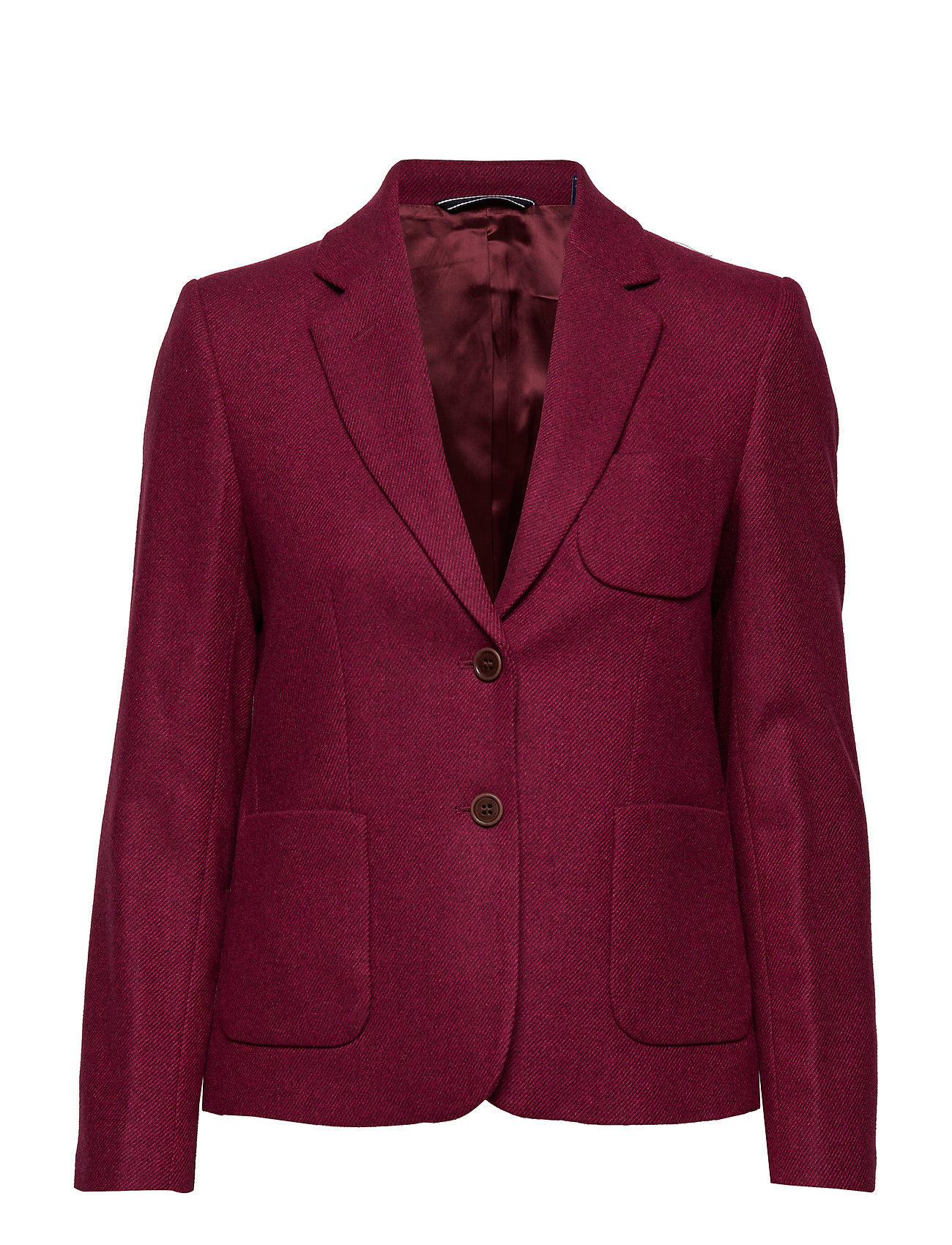 O1Wool Twill Blazer Colbert Rood Gant gant kopen in de aanbieding O1Wool Twill Blazer Colbert Rood Gant gant kopen in de aanbieding
