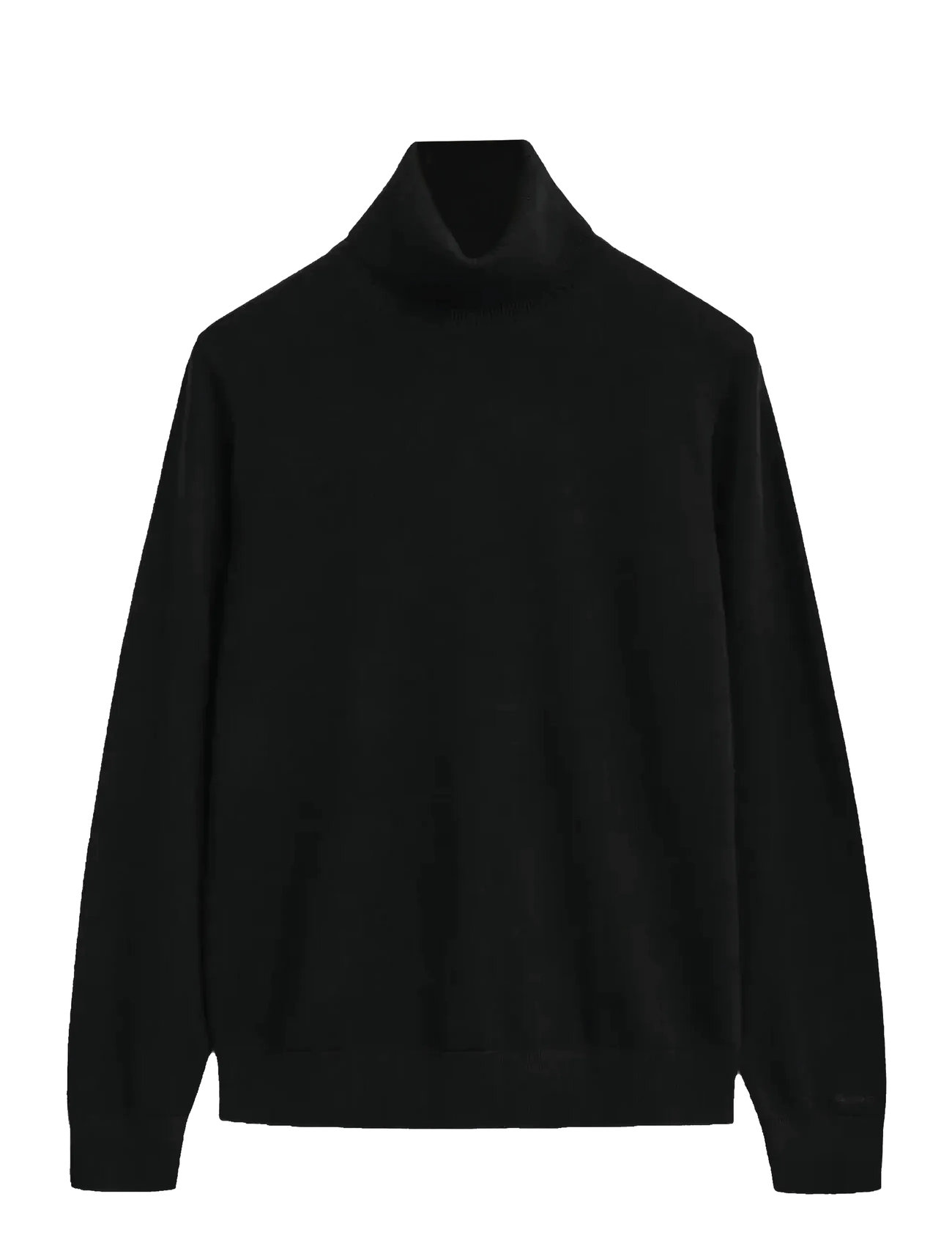 GANT Extrafine Merino Wolle Rollkragen Schwarz - M - Damen