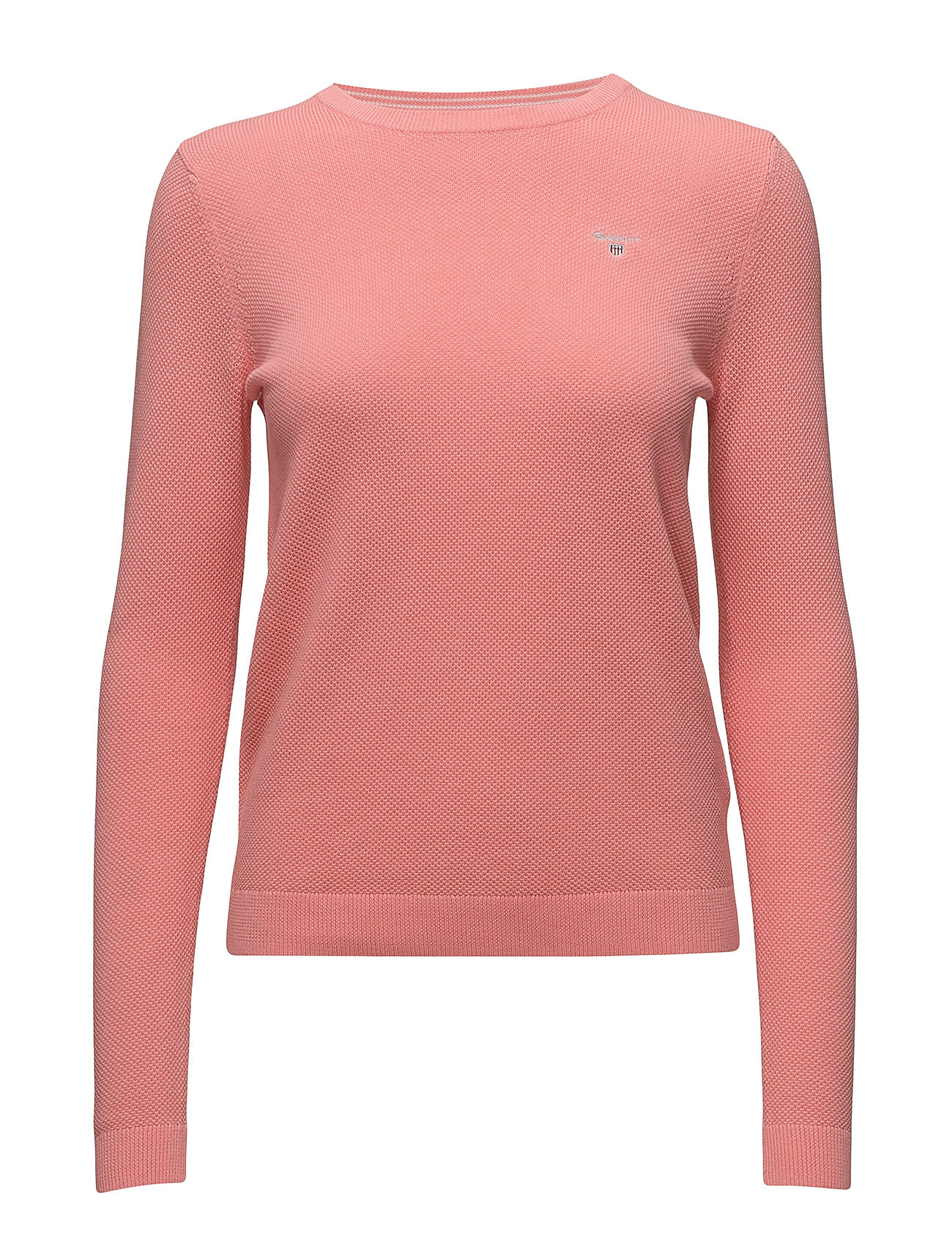Cotton Pique Crew Gebreide Trui Roze Gant gant kopen in de aanbieding Cotton Pique Crew Gebreide Trui Roze Gant gant kopen in de aanbieding