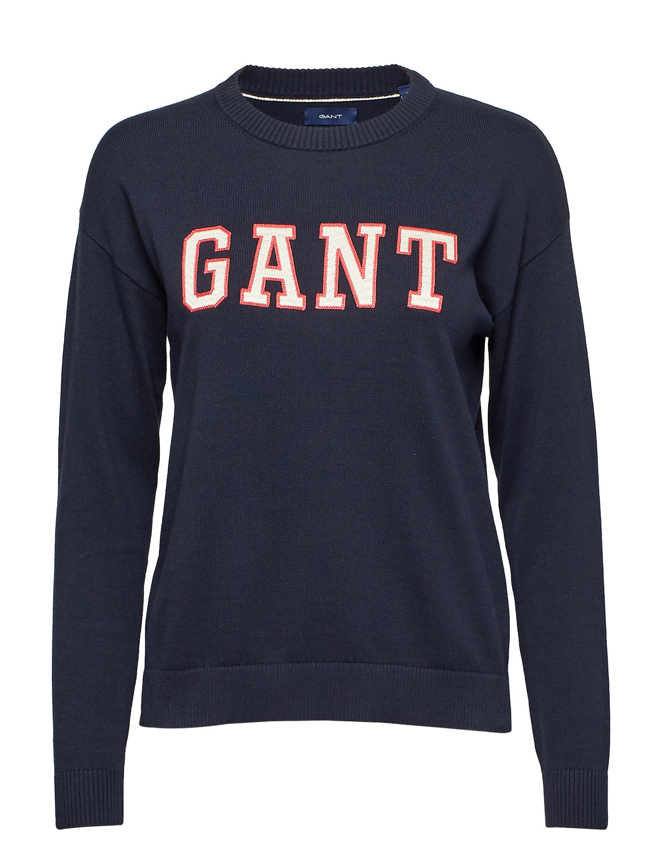 O1 Gant Logo Crew Trui Met Lange Mouwen Blauw gant kopen in de aanbieding O1 Gant Logo Crew Trui Met Lange Mouwen Blauw gant kopen in de aanbieding