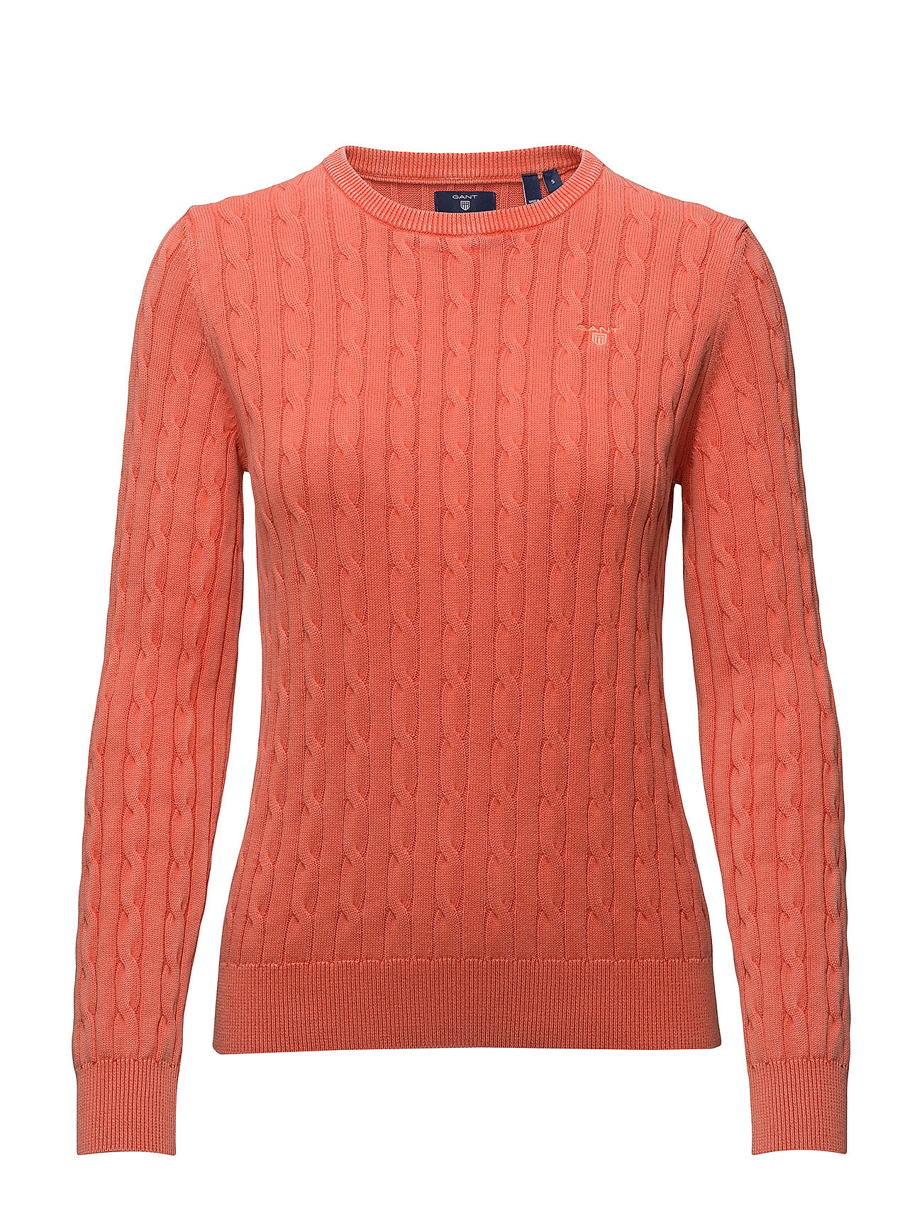 O1 Sun Bleached Cable Crew Gebreide Trui Oranje Gant gant kopen in de aanbieding O1 Sun Bleached Cable Crew Gebreide Trui Oranje Gant gant kopen in de aanbieding