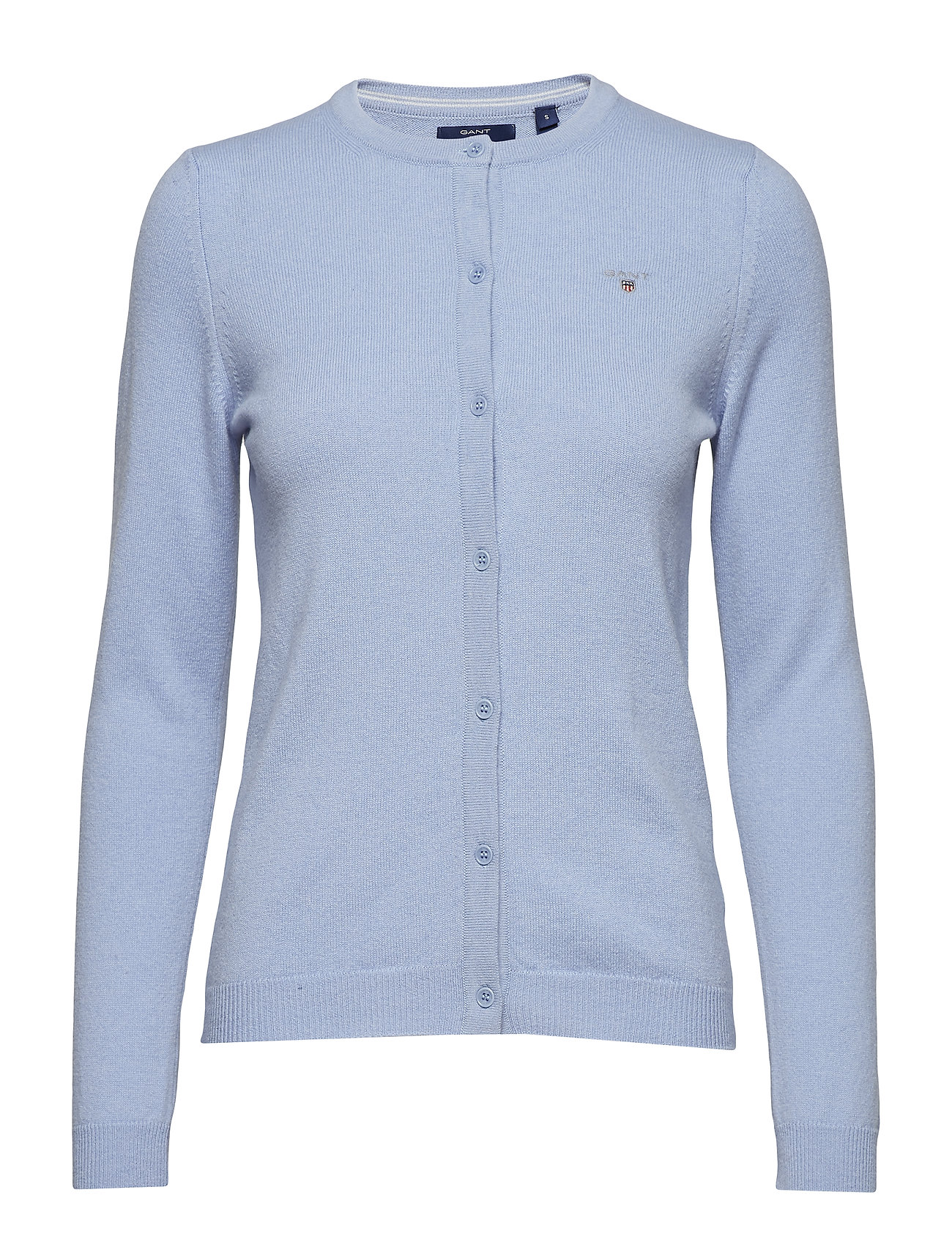 Superfine Lambswool Crew Cardigan Gebreide Trui Blauw Gant gant kopen in de aanbieding Superfine Lambswool Crew Cardigan Gebreide Trui Blauw Gant gant kopen in de aanbieding