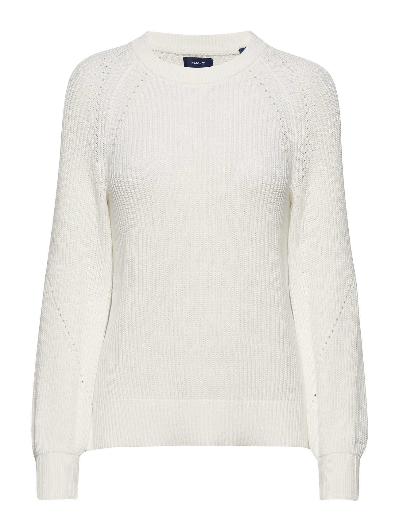 O2 Comfy Ribbed Crew Gebreide Trui Wit Gant gant kopen in de aanbieding O2 Comfy Ribbed Crew Gebreide Trui Wit Gant gant kopen in de aanbieding