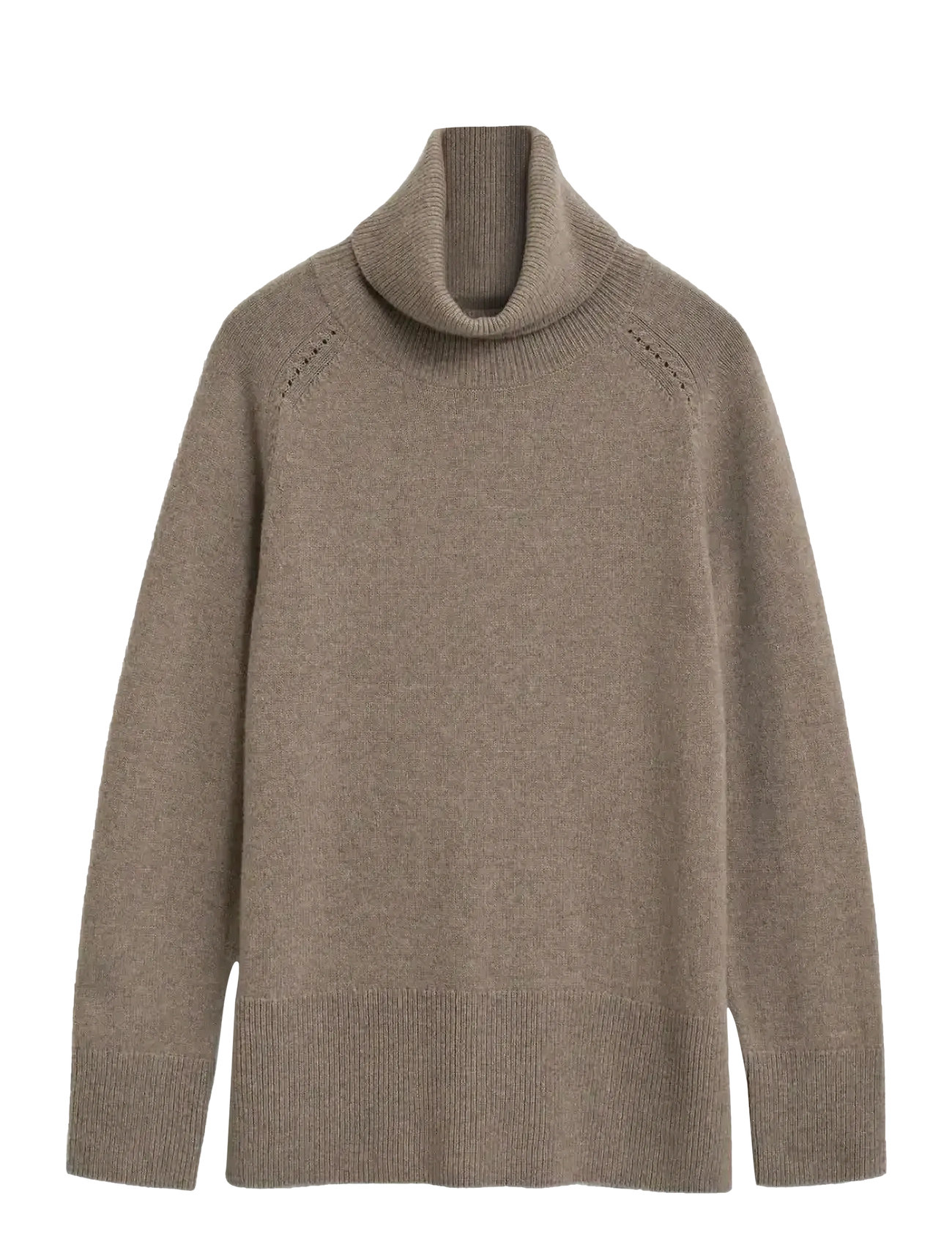 GANT Soft Wolle Rollkragen Beige - S - Damen