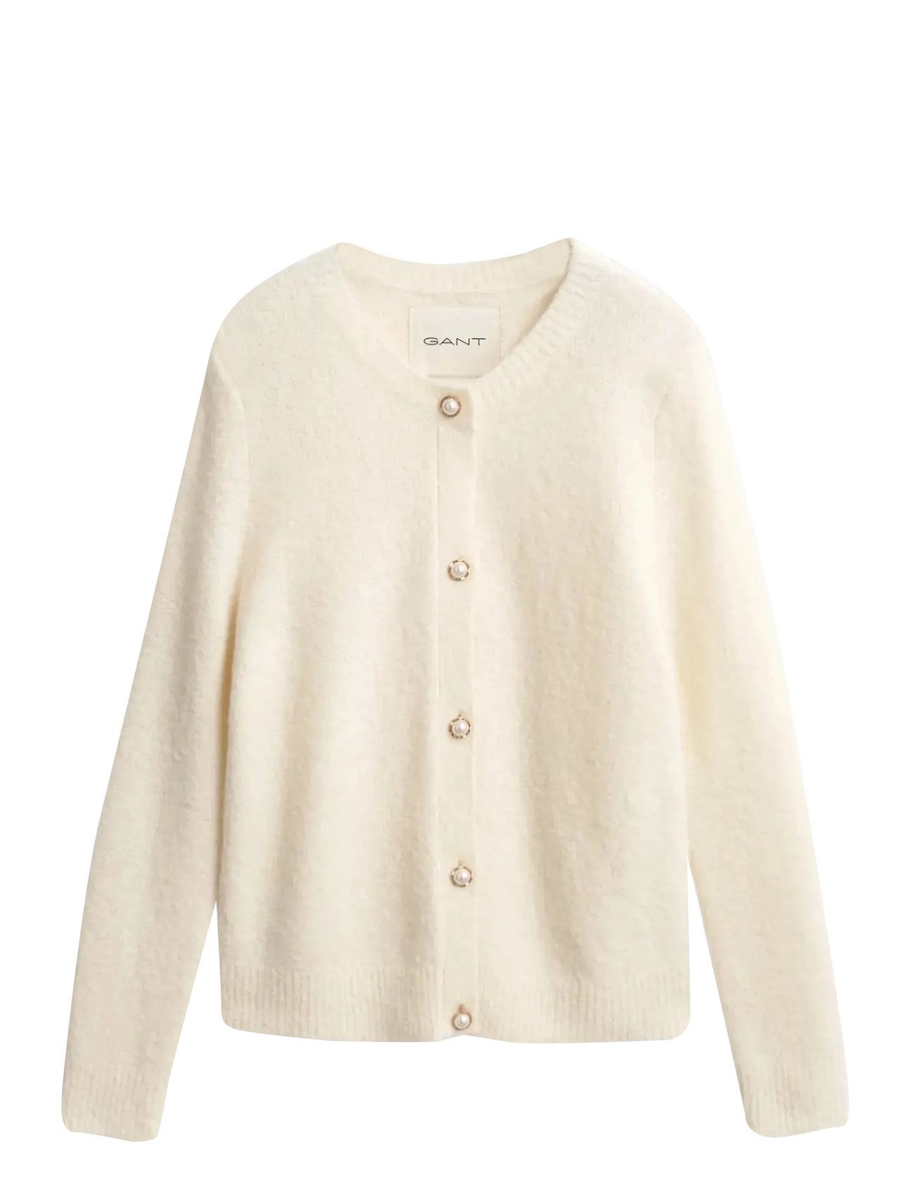 GANT Boucle C-Neck Cardigan CREAM - XXL - Damen