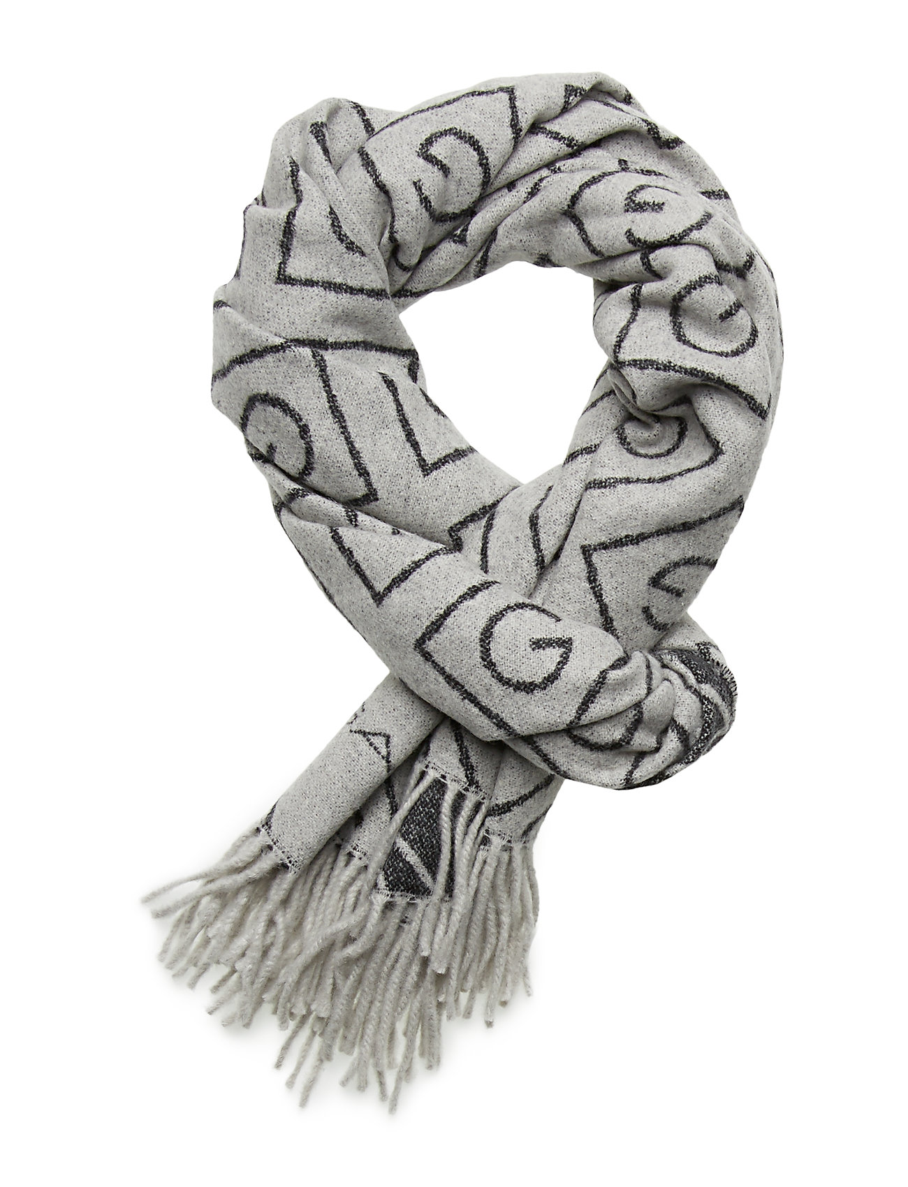 D1 G Wool Scarf Sjaal Grijs Gant gant kopen in de aanbieding