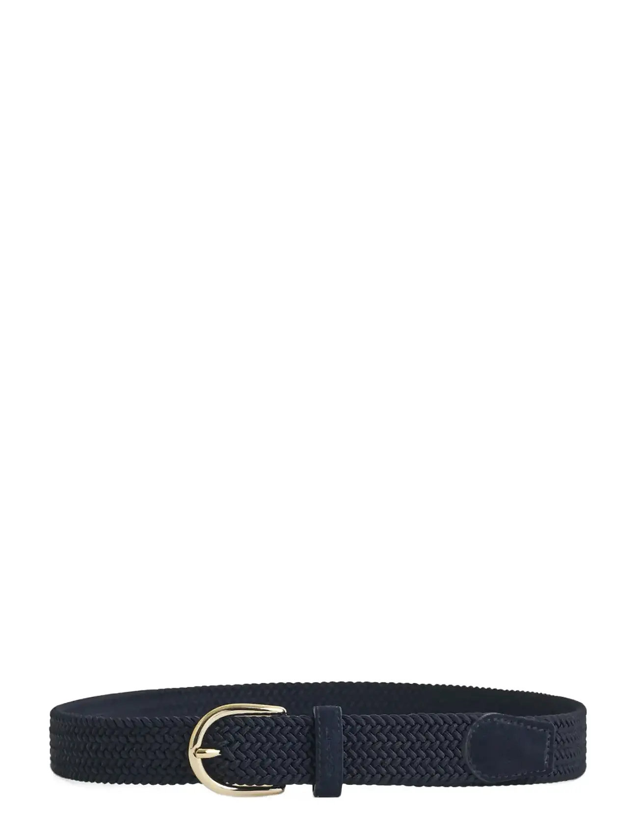 GANT Elastic Braided Belt, 85, Navy, Bælter > Flettet Bælte, Dame