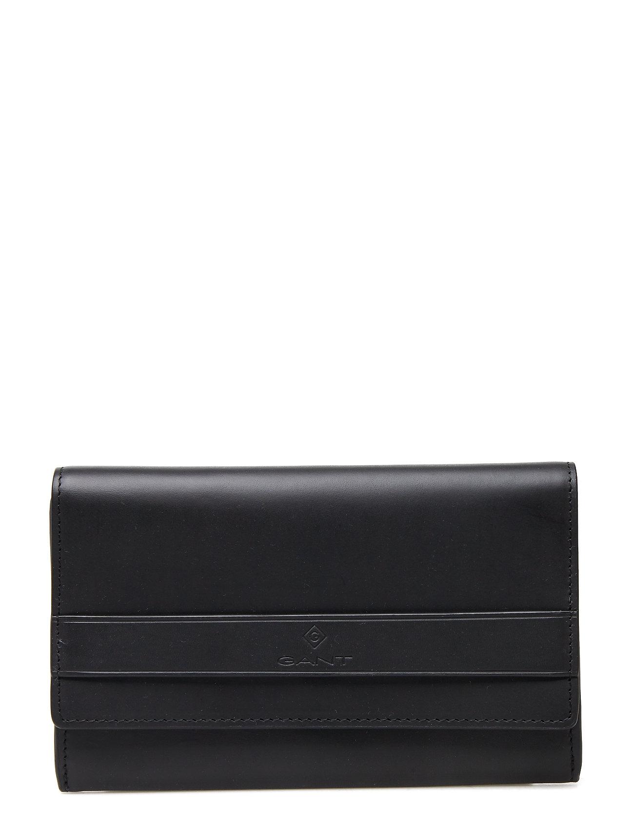 Folded Leather Wallet Bags Card Holders Wallets Zwart Gant gant kopen in de aanbieding