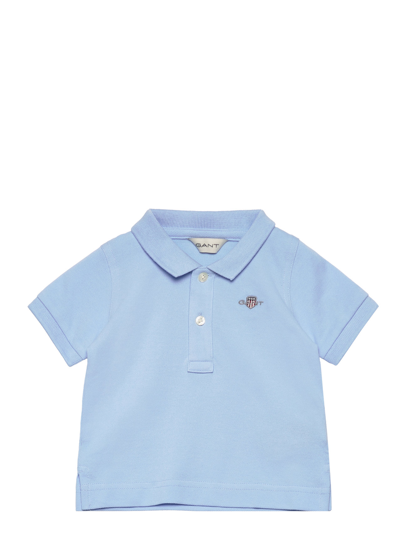 Shield Pique Ss Rugger Tops T-shirts Polo Shirts Short-sleeved Polo Shirts Blue GANT