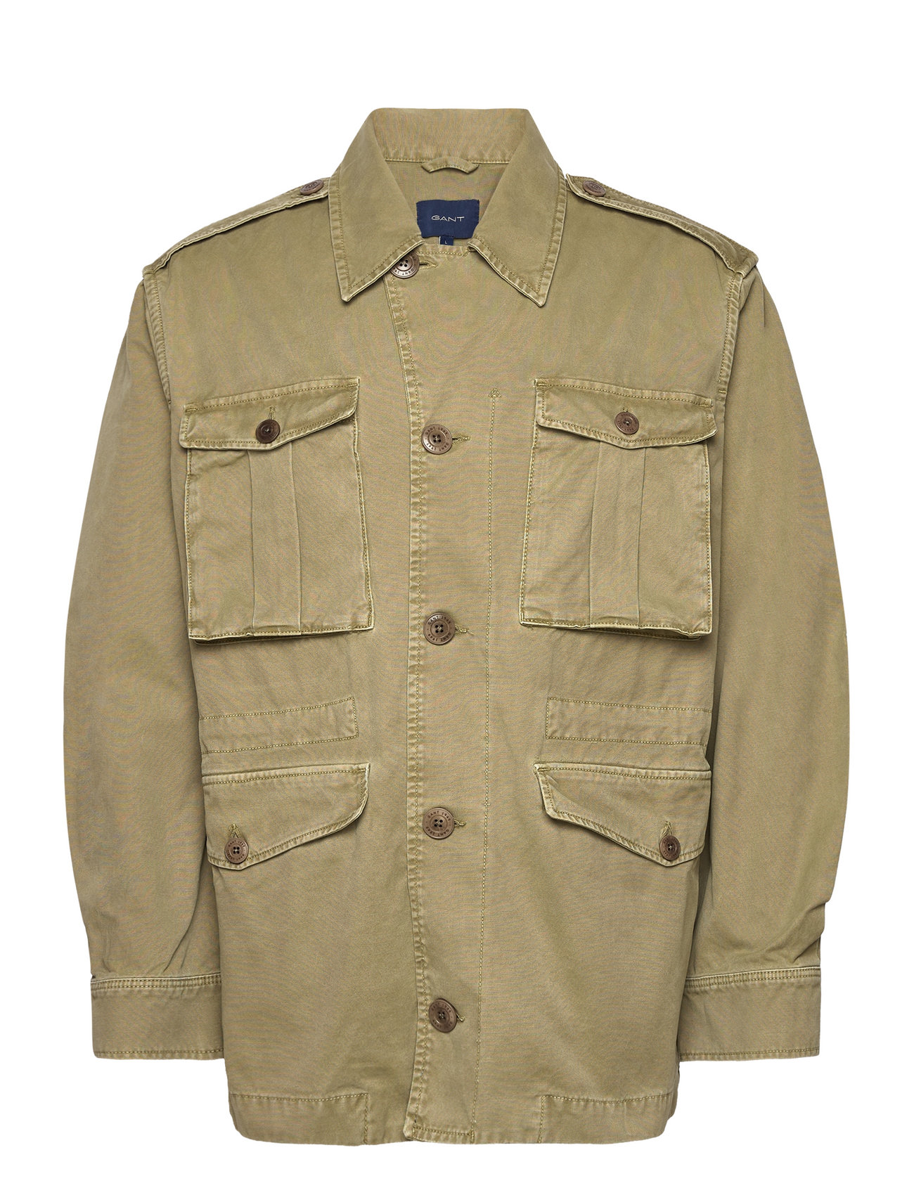 GANT D1. Cotton Field Jacket (Utility 945 kr | Stort udvalg af designer |