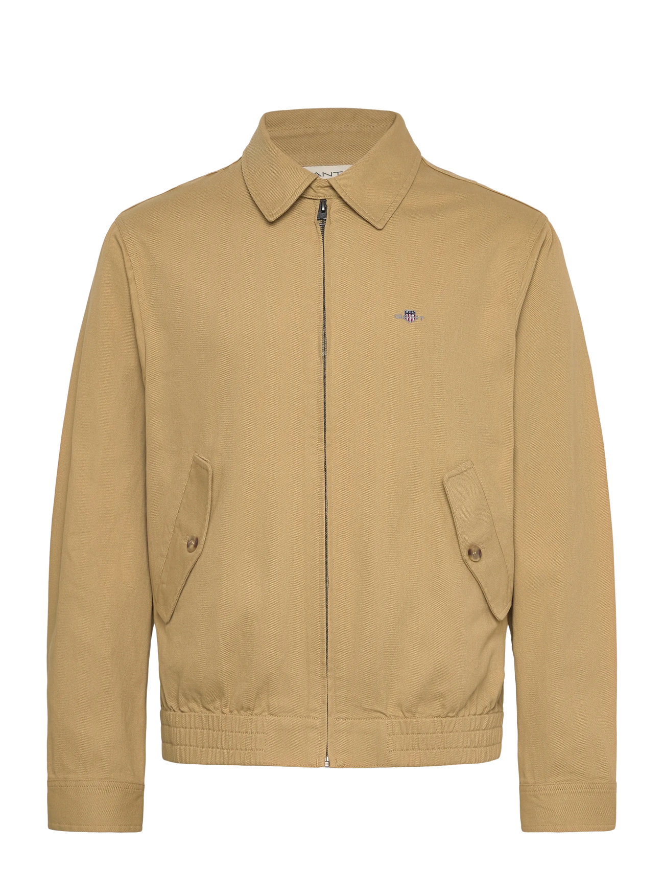 Cotton Twill Jacket Tynn Jakke Beige GANT