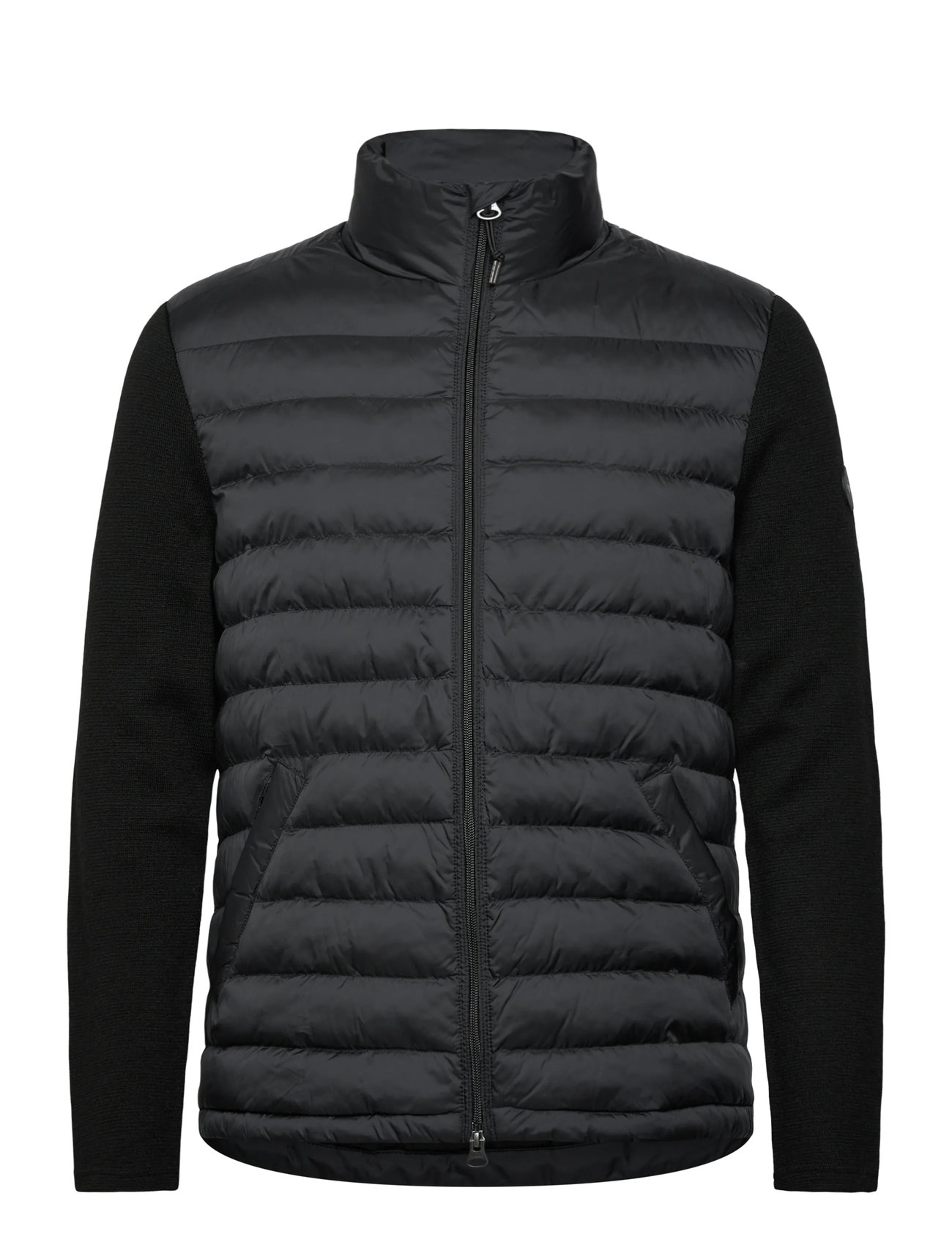 GANT Mixed Media Jacket, XXL, Black, Jackets > Hybrid Jackets, Herre